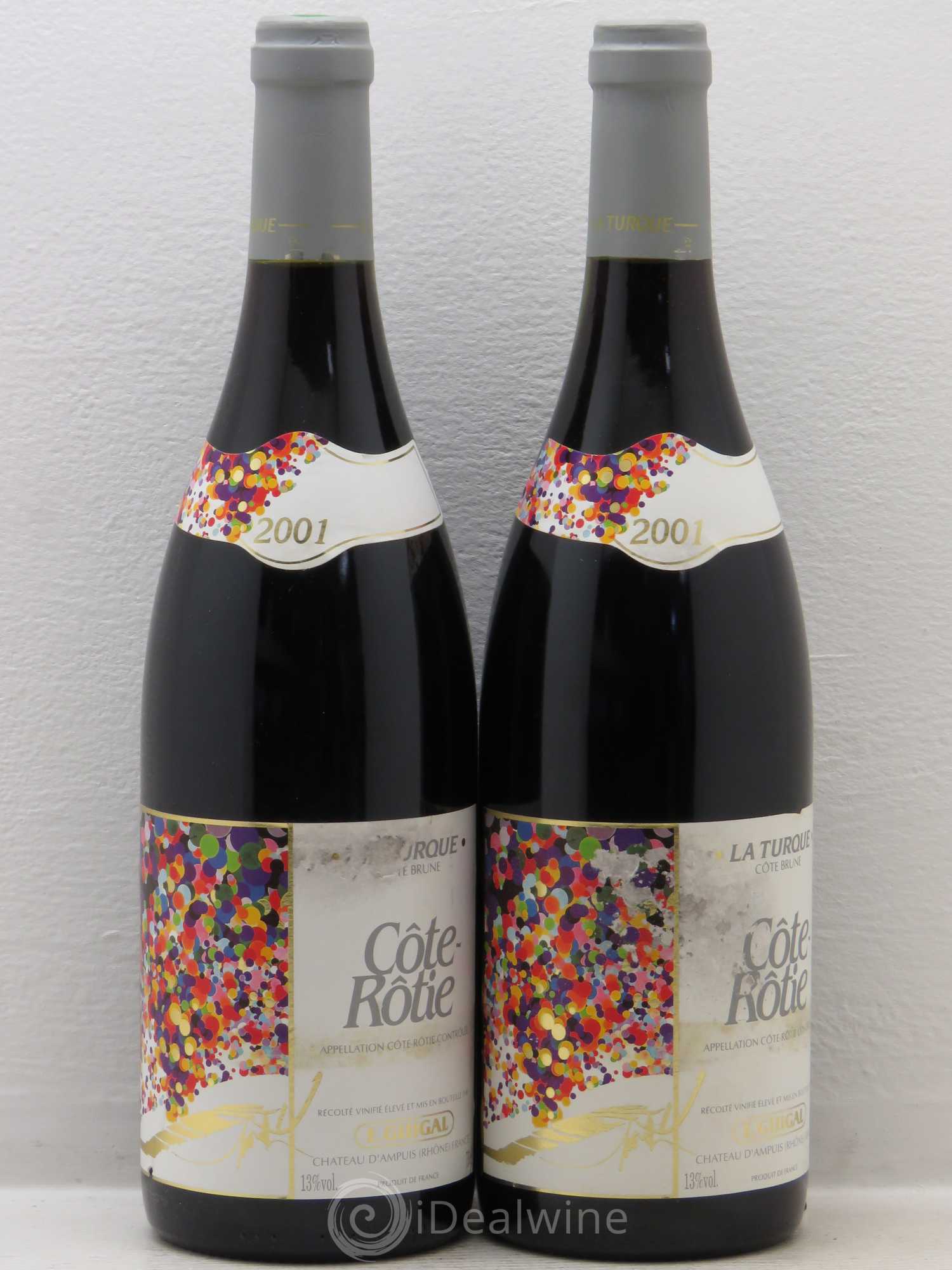 Côte-Rôtie La Turque Guigal 2001 - Lot de 2 bouteilles - 0