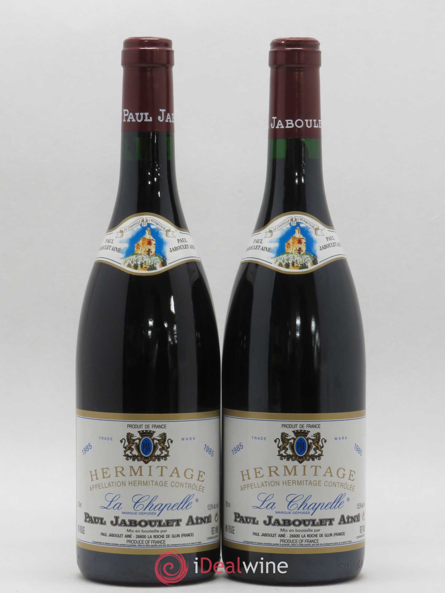 Hermitage La Chapelle Paul Jaboulet Ainé 1985 - Lot de 2 bouteilles - 0