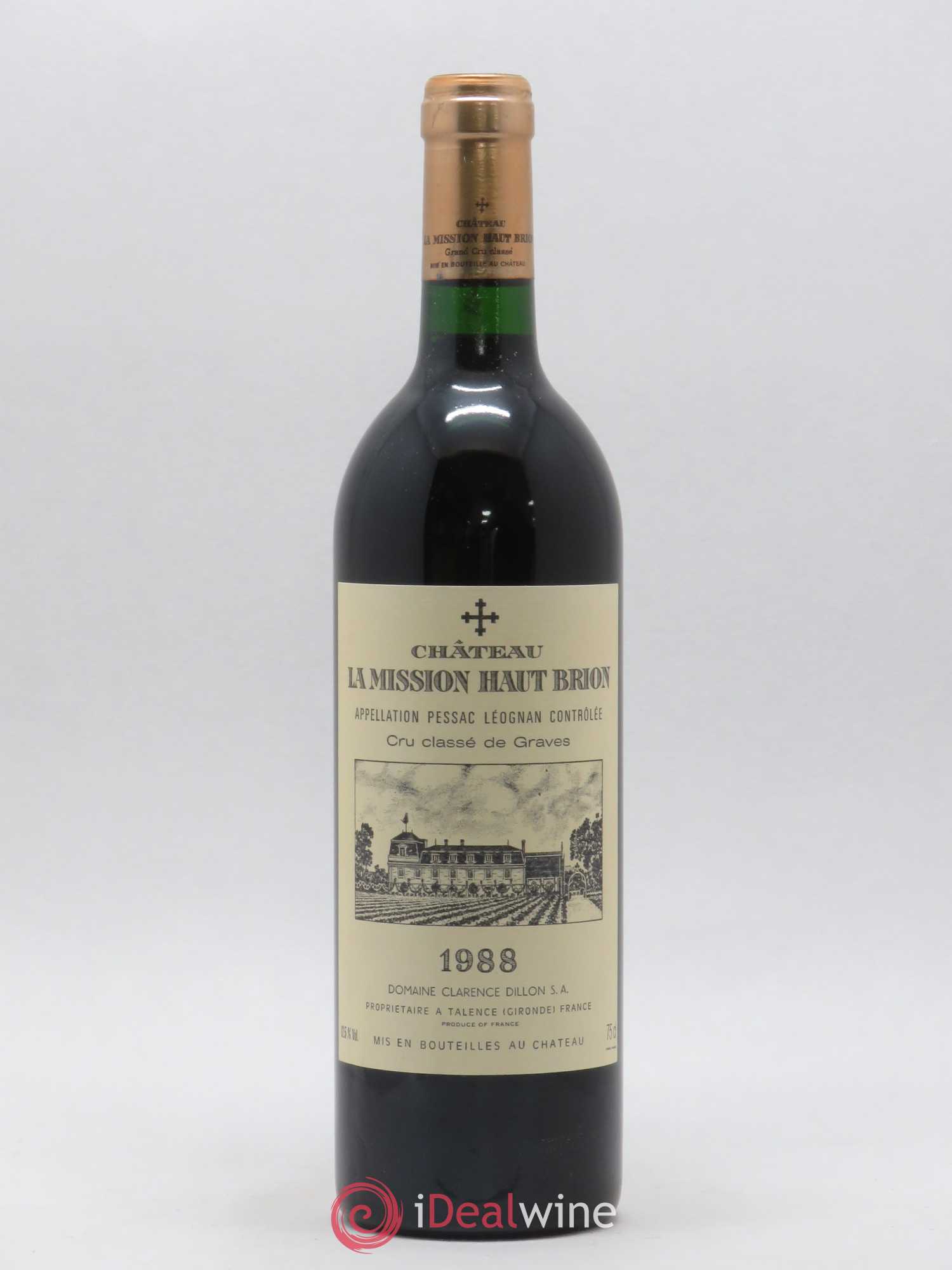 Château la Mission Haut-Brion Cru Classé de Graves 1988 - Lot de 1 bouteille - 0