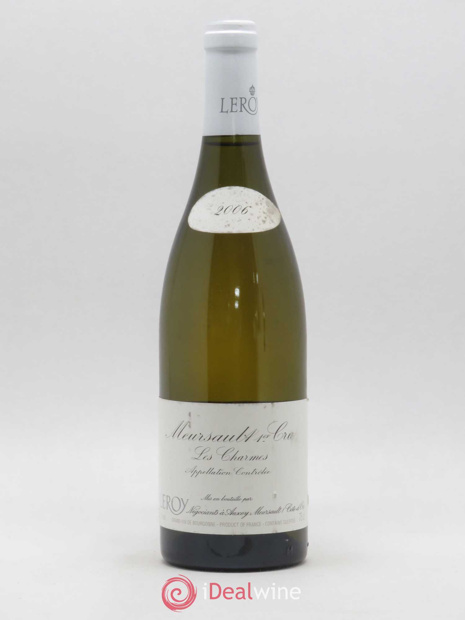 Meursault 1er Cru Les Charmes Leroy SA 2006 - Posten von 1 Flasche - 0