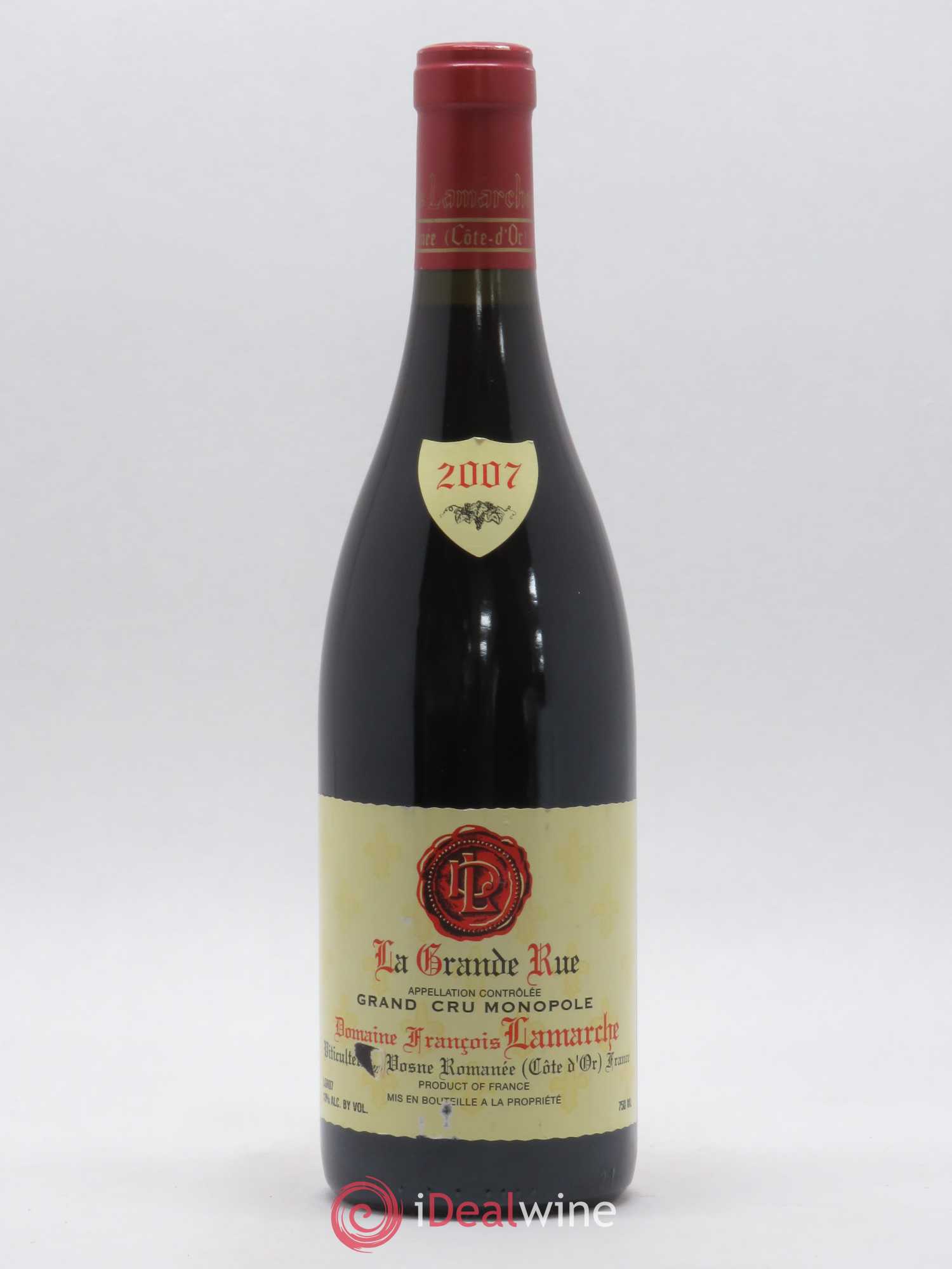 La Grande Rue Grand Cru Lamarche (Domaine) 2007 - Lot de 1 bouteille - 0