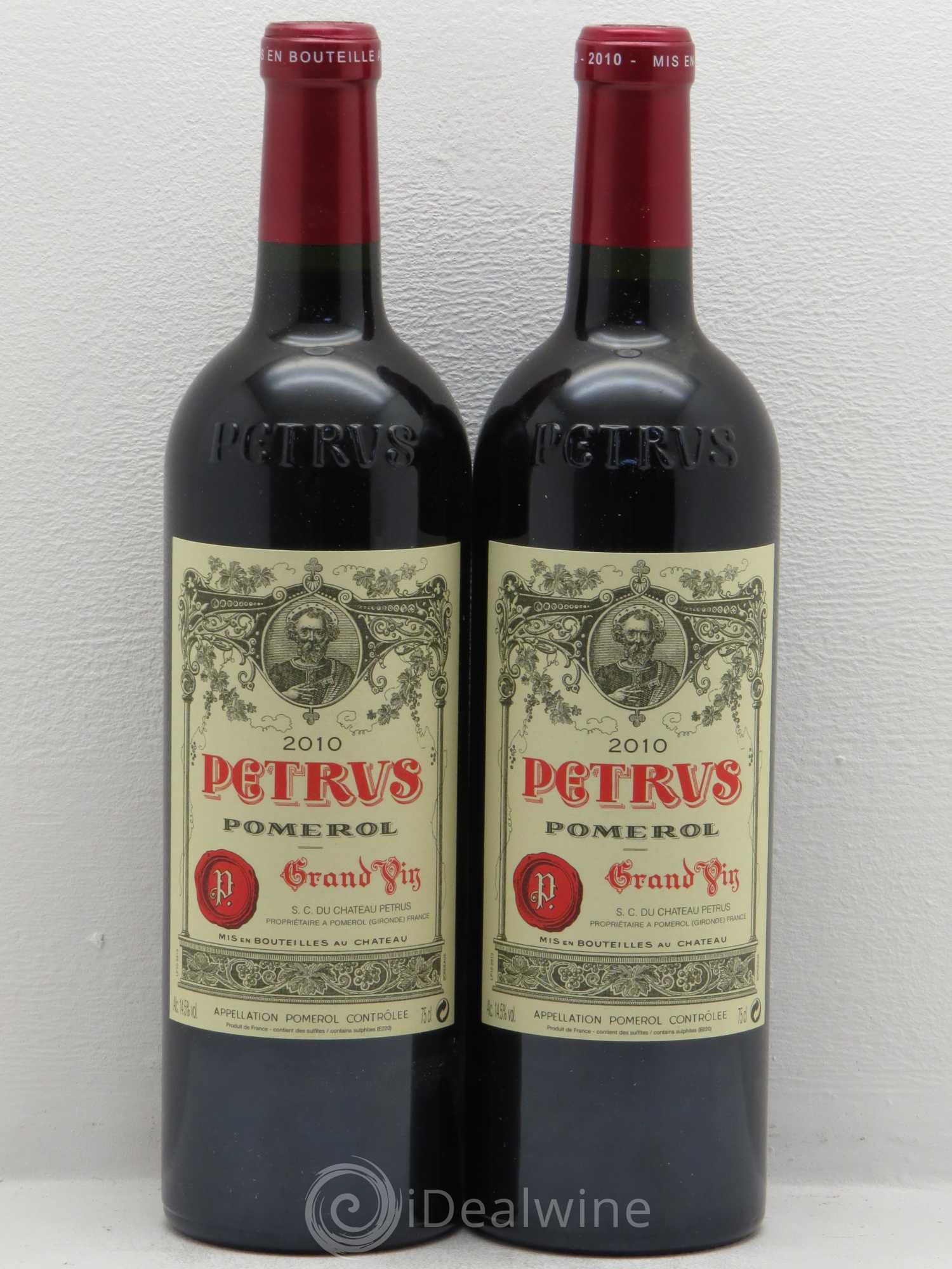 Petrus 2010 - Lot de 2 bouteilles - 0