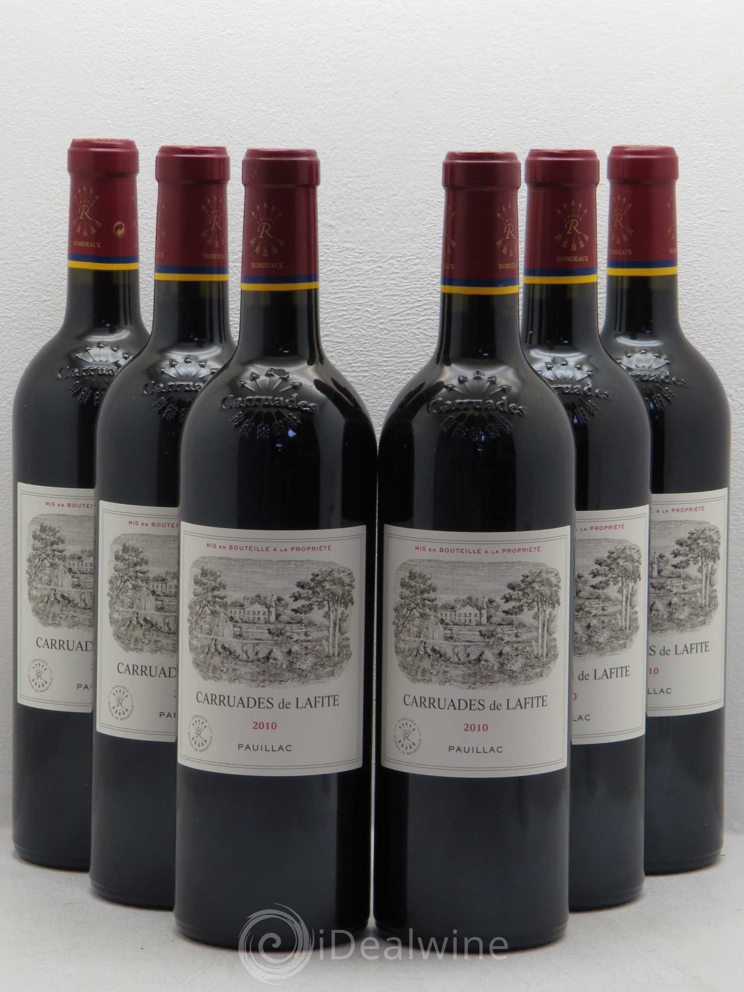 Carruades de Lafite Rothschild Second Vin 2010 - Lot de 6 bouteilles - 0