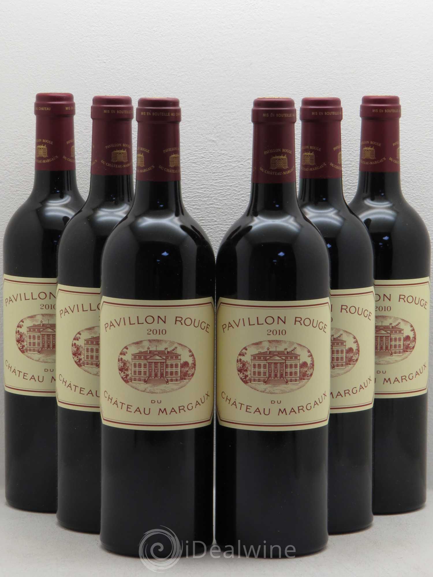 Pavillon Rouge du Château Margaux Second Vin 2010 - Lot de 6 bouteilles - 0