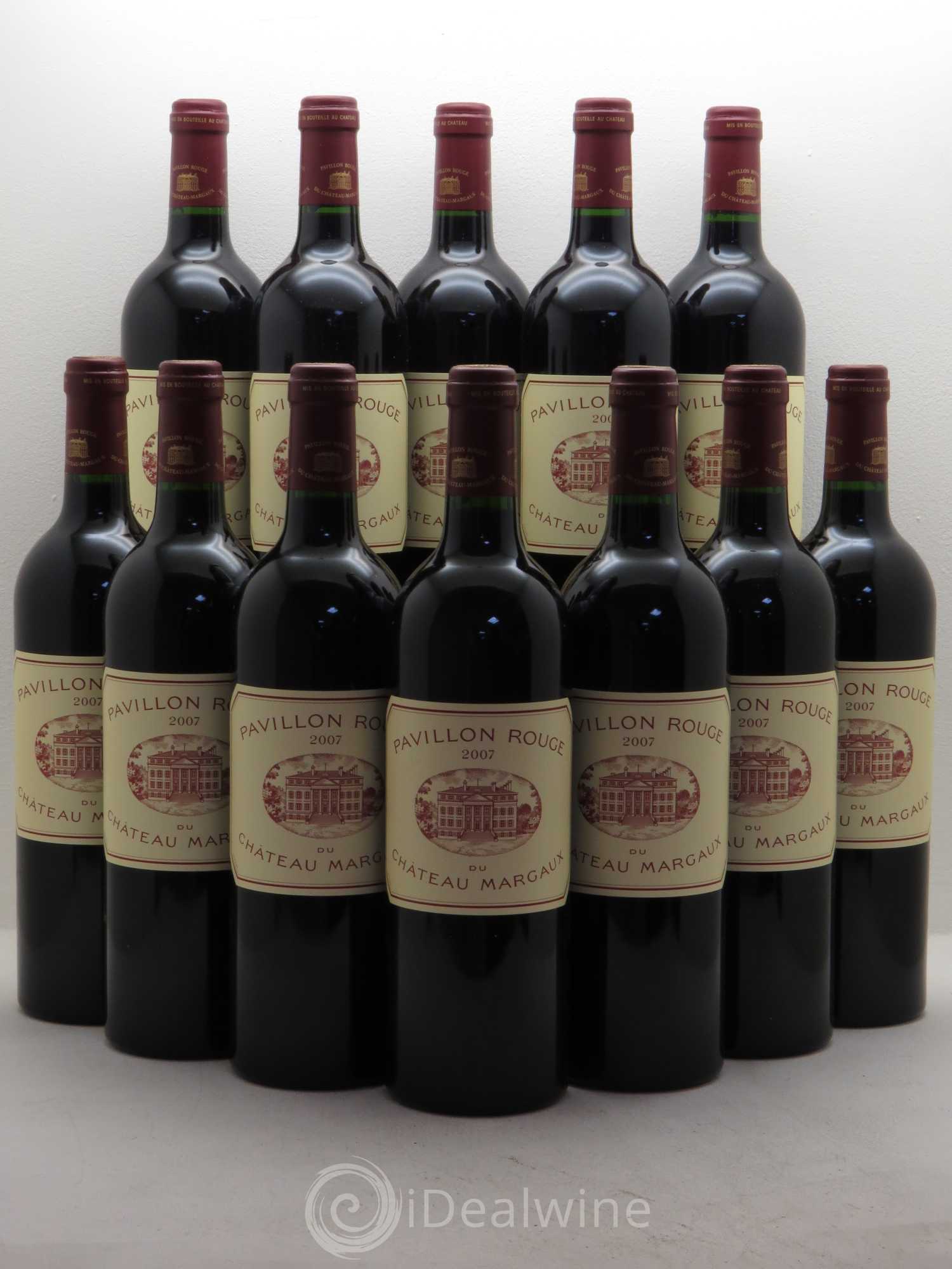 Pavillon Rouge du Château Margaux Second Vin 2007 - Lot de 12 bouteilles - 0