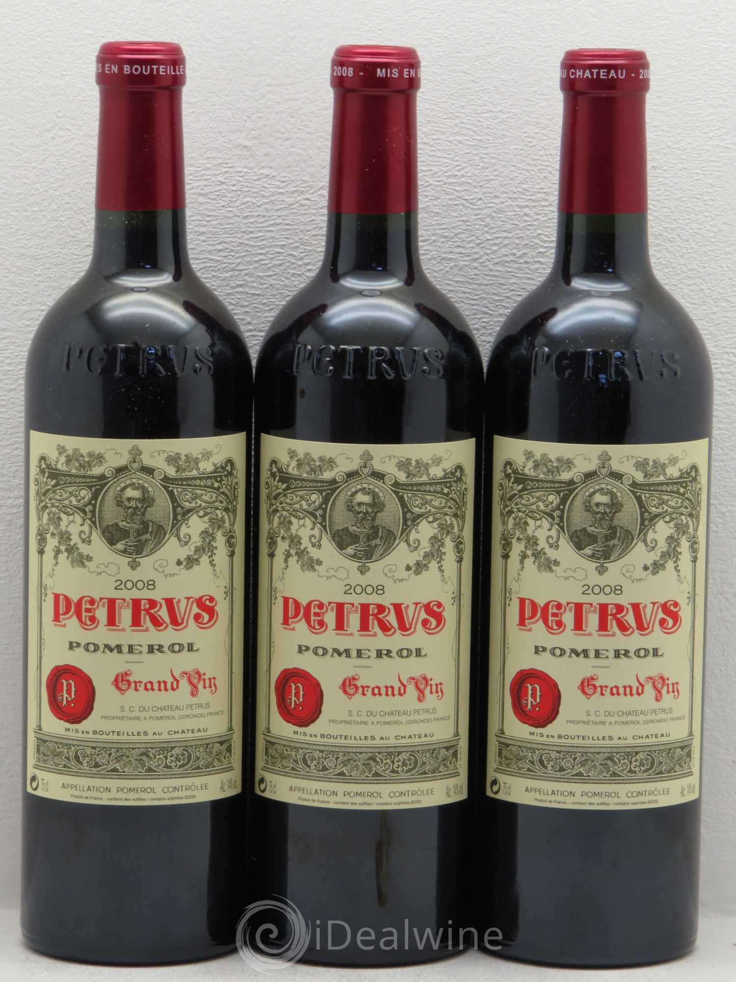 Petrus 2008 - Posten von 3 Flaschen - 0