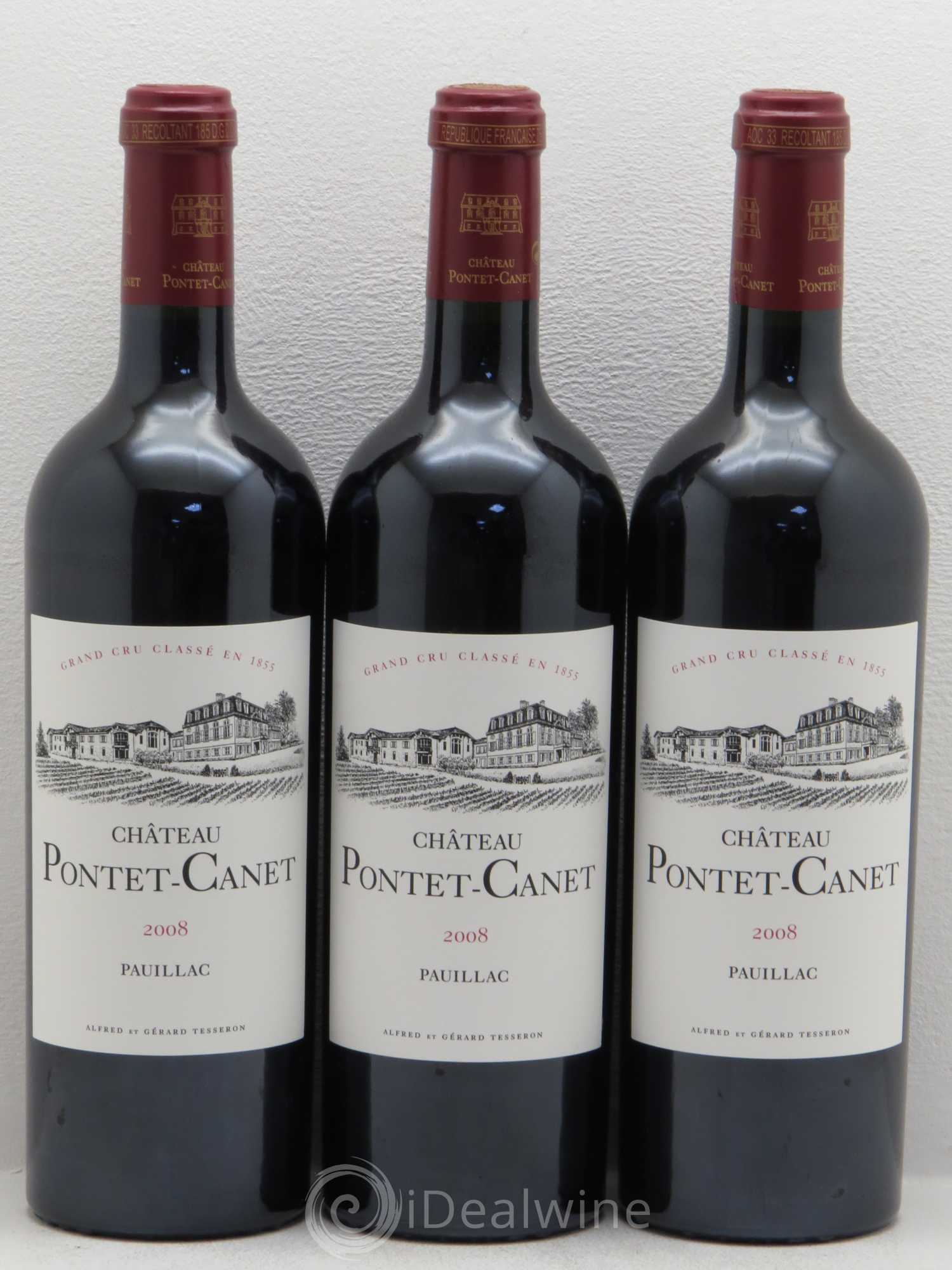 Château Pontet Canet 5ème Grand Cru Classé 2008 - Lot de 6 bouteilles - 2