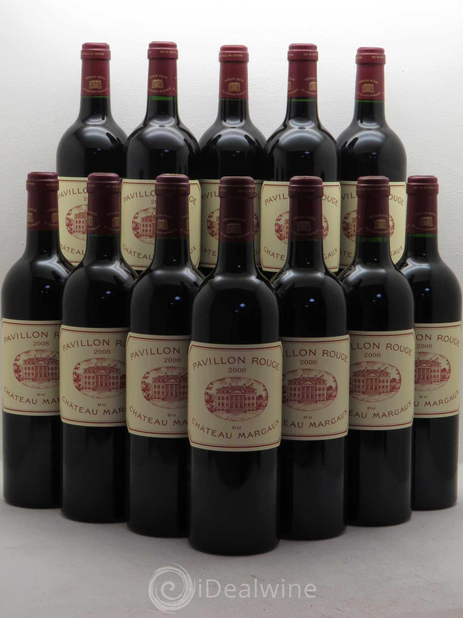 Pavillon Rouge du Château Margaux Second Vin 2008 - Lot de 12 bouteilles - 0