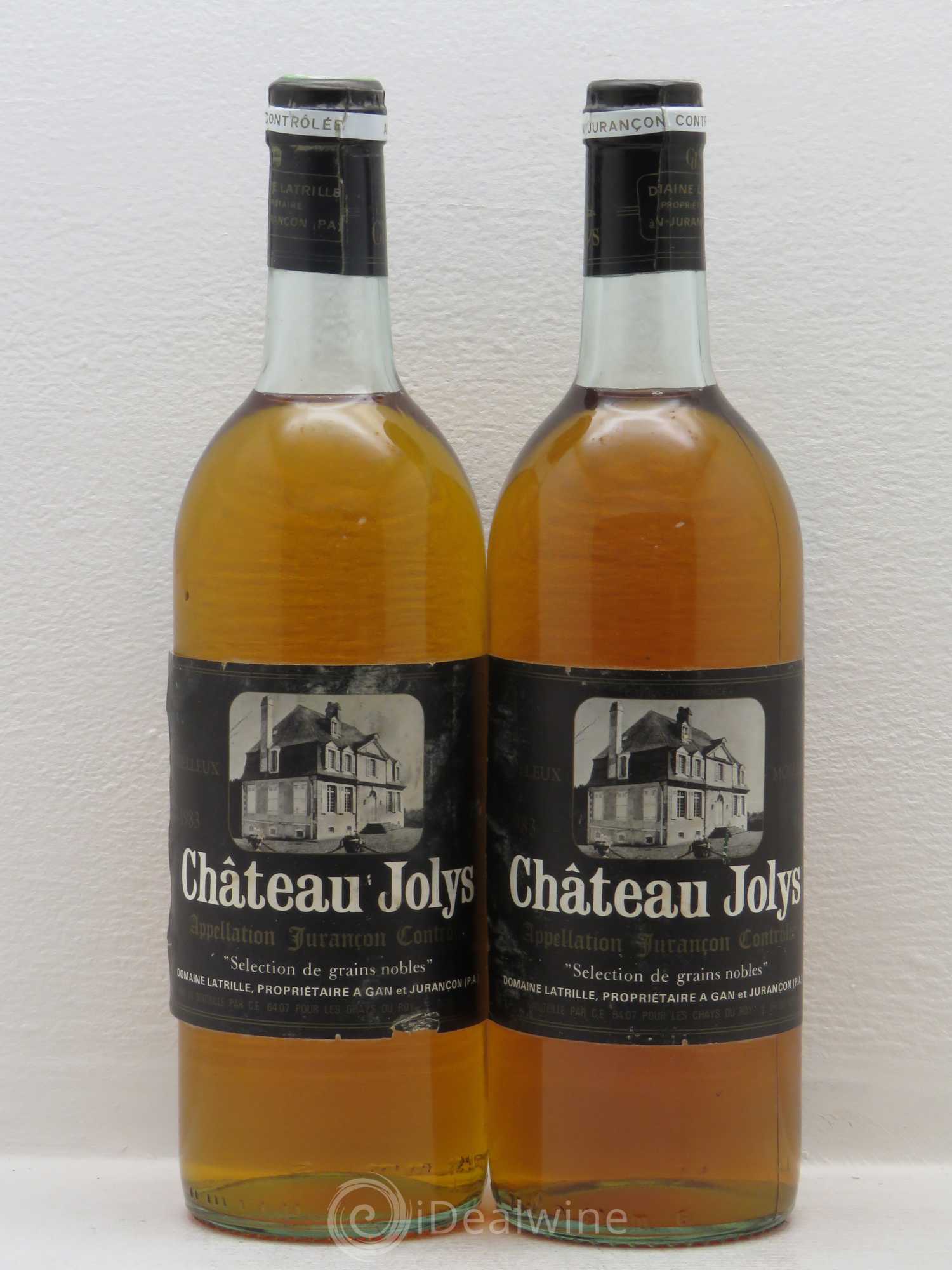 Jurançon Chateau Jolys (sans prix de réserve) 1983 - Posten von 2 Flaschen - 0