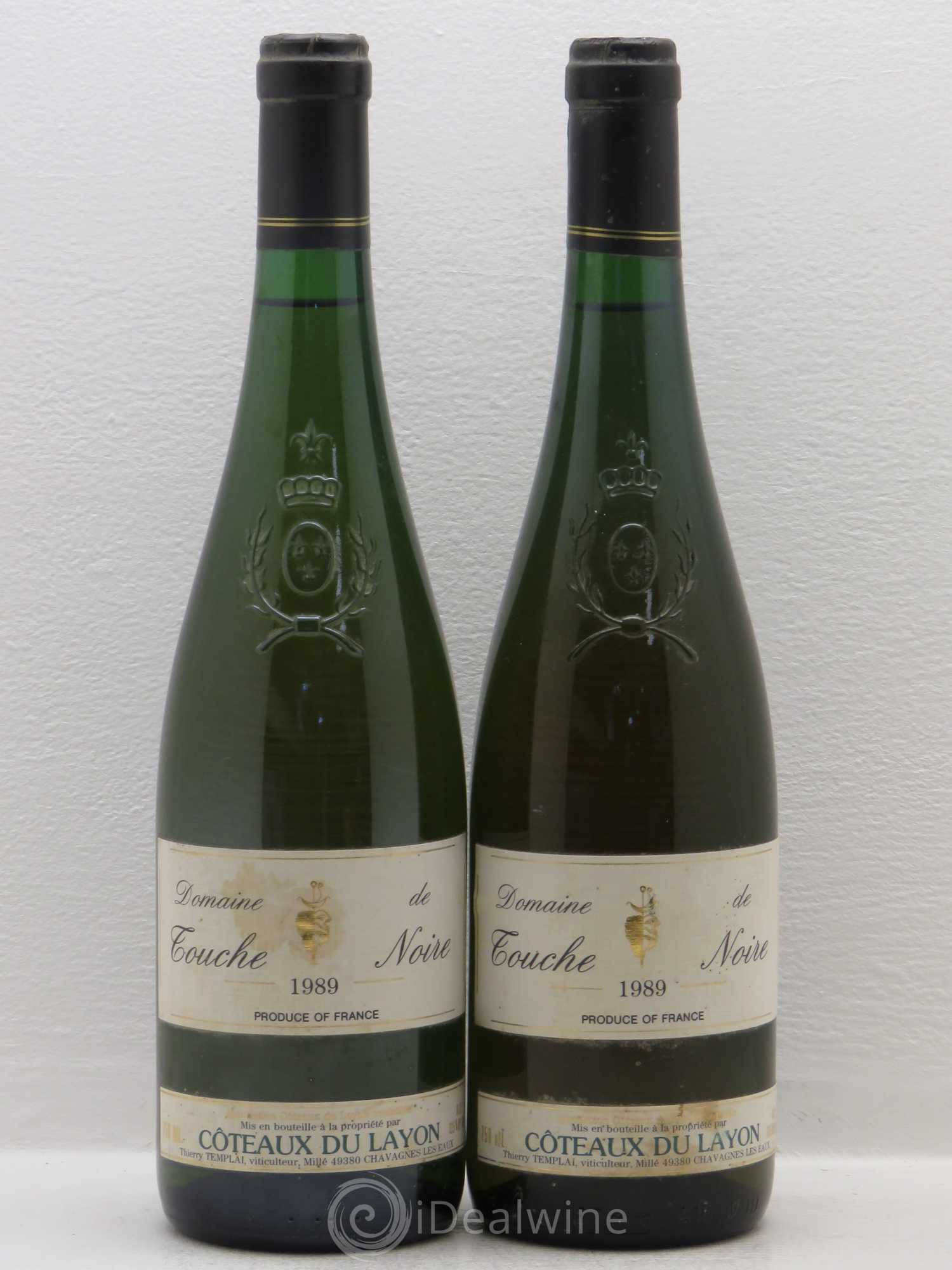 Coteaux du Layon Touche Noire 1989 - Posten von 2 Flaschen - 0