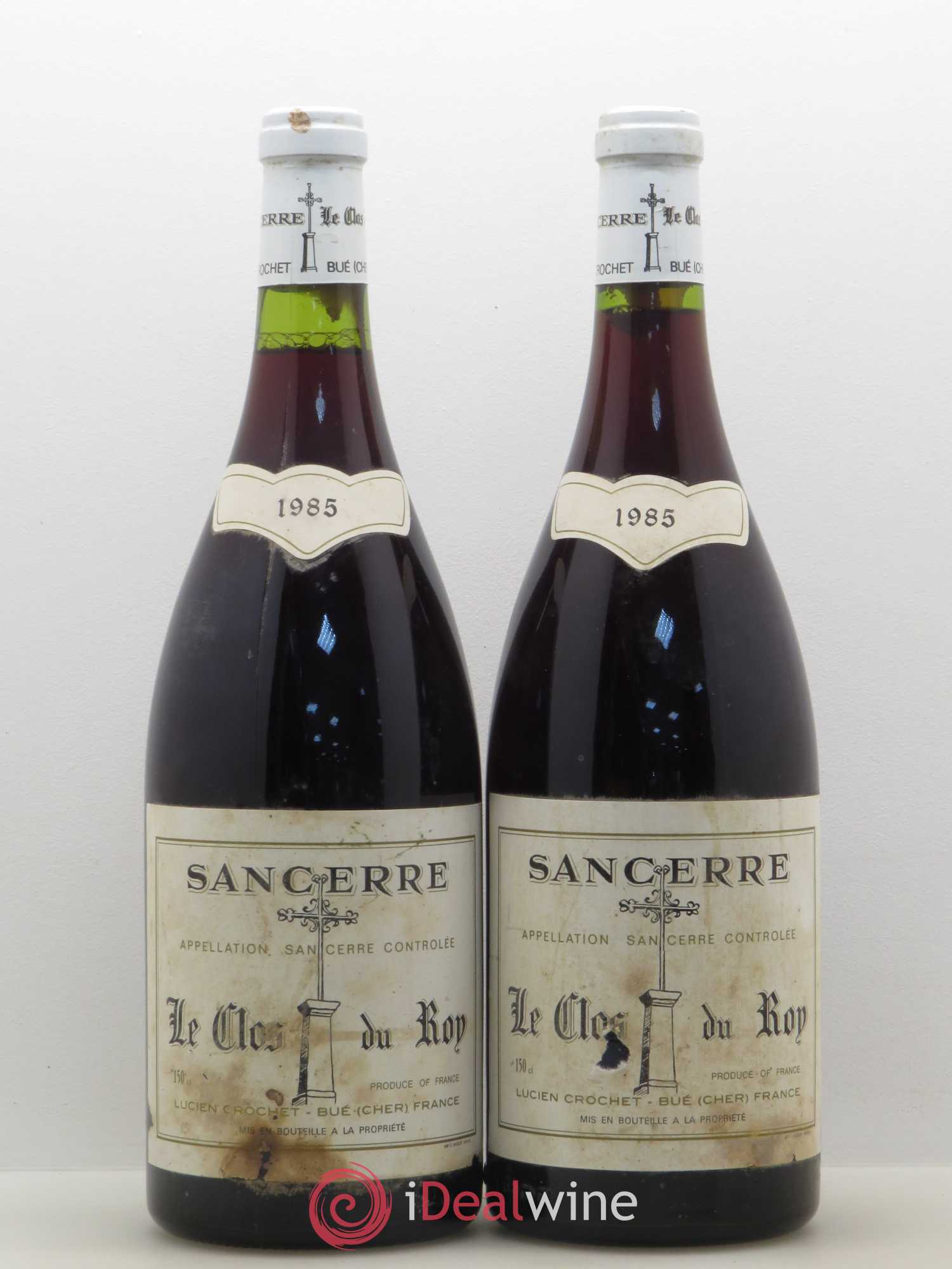 Sancerre La Croix du Roy Lucien Crochet 1985 - Lot de 2 magnums - 0