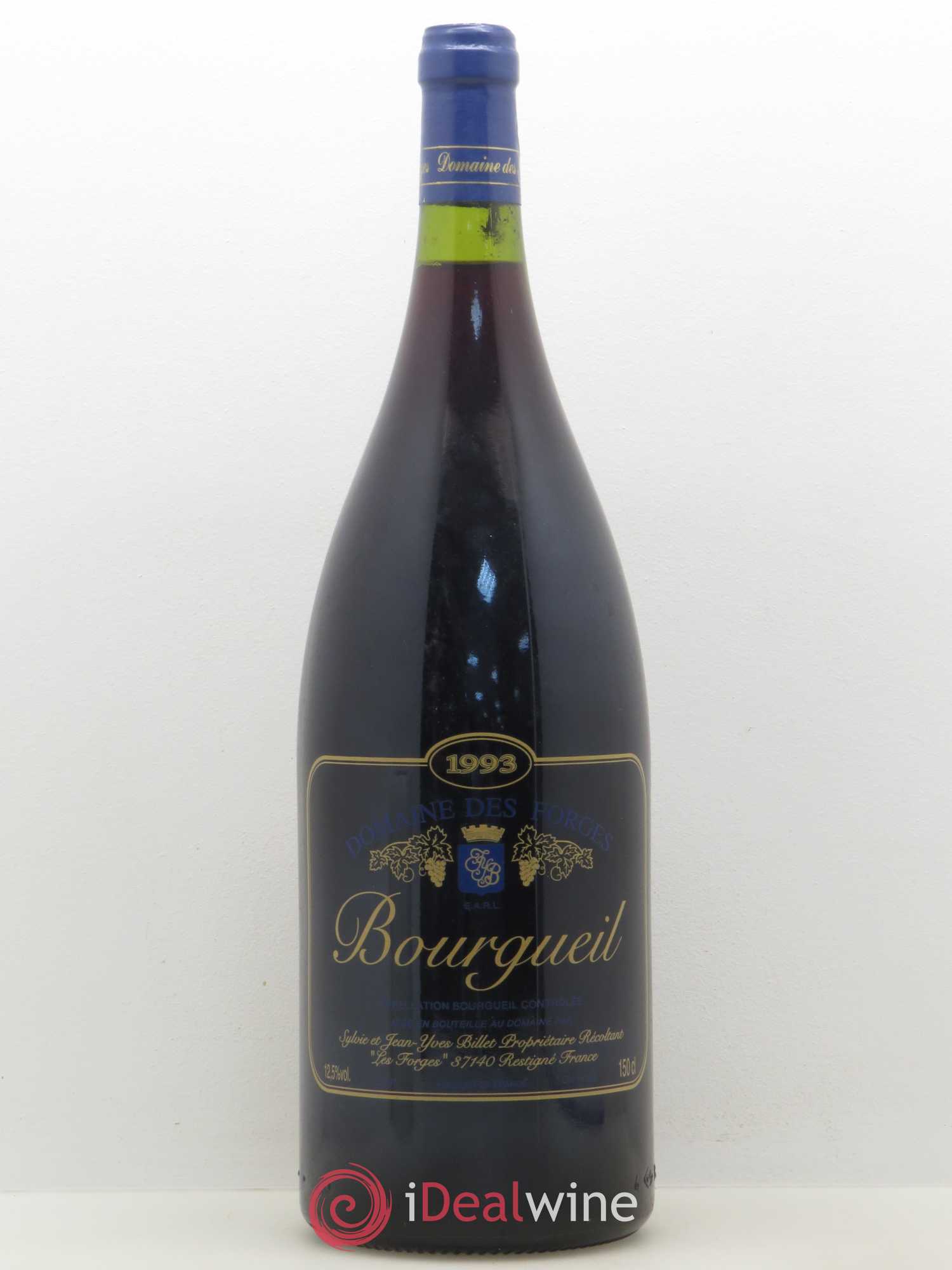 Bourgueil Domaine des Forges (sans prix de réserve) 1993 - Posten von 1 Magnum - 0
