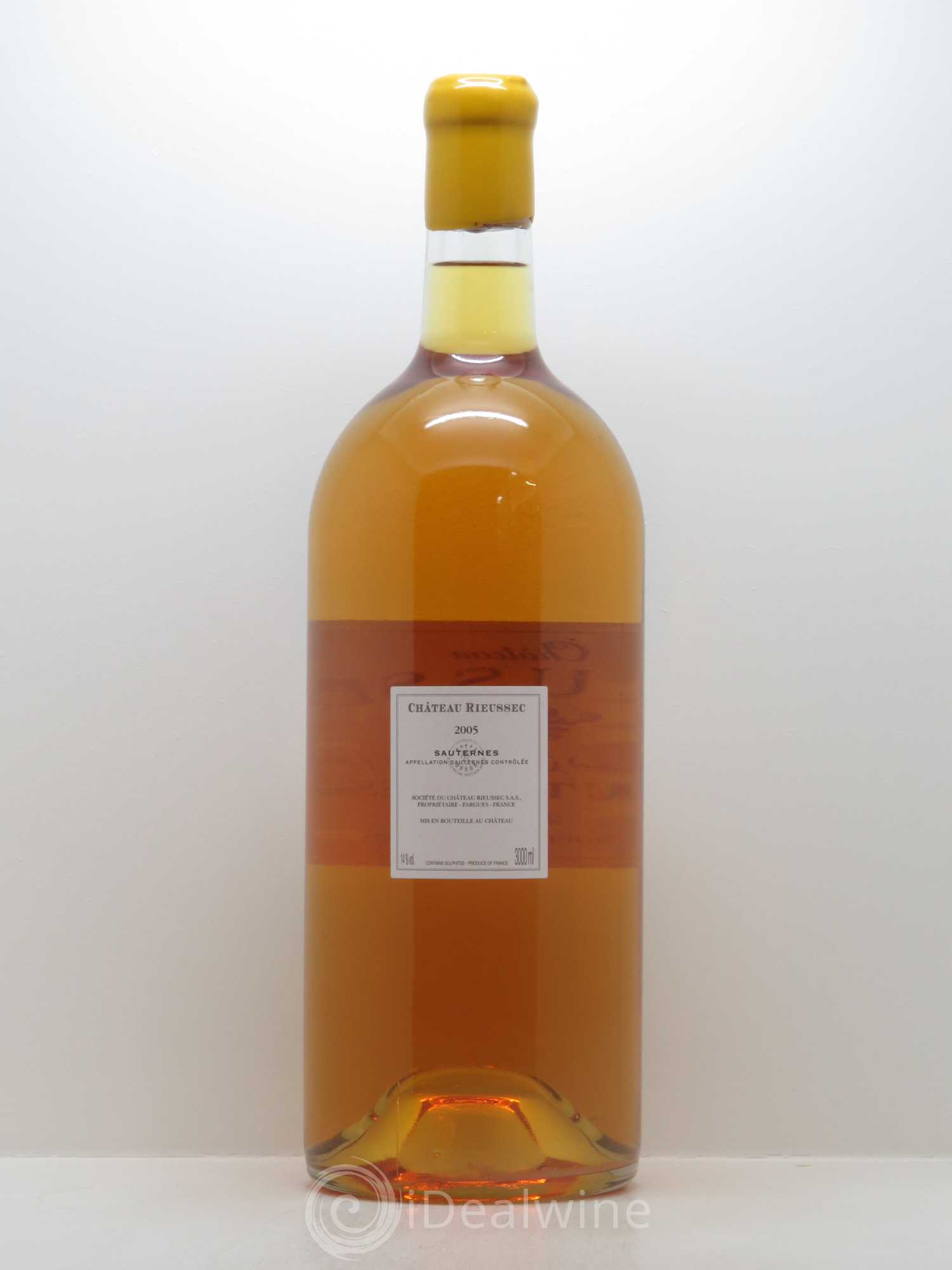 Château Rieussec 1er Grand Cru Classé 2005 - Lotto di 1 jéroboam - 1