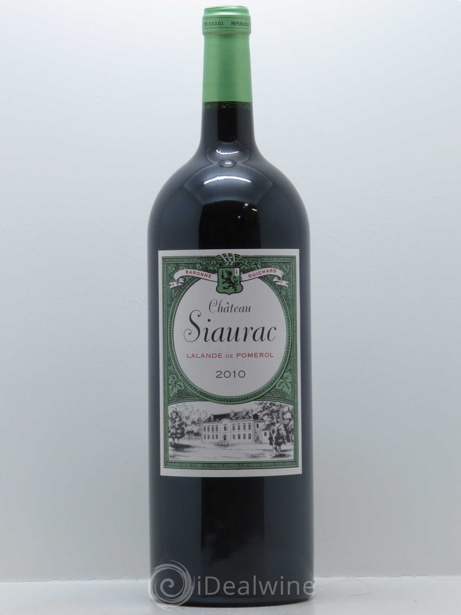 Château Siaurac 2010 - Lot de 1 magnum - 0