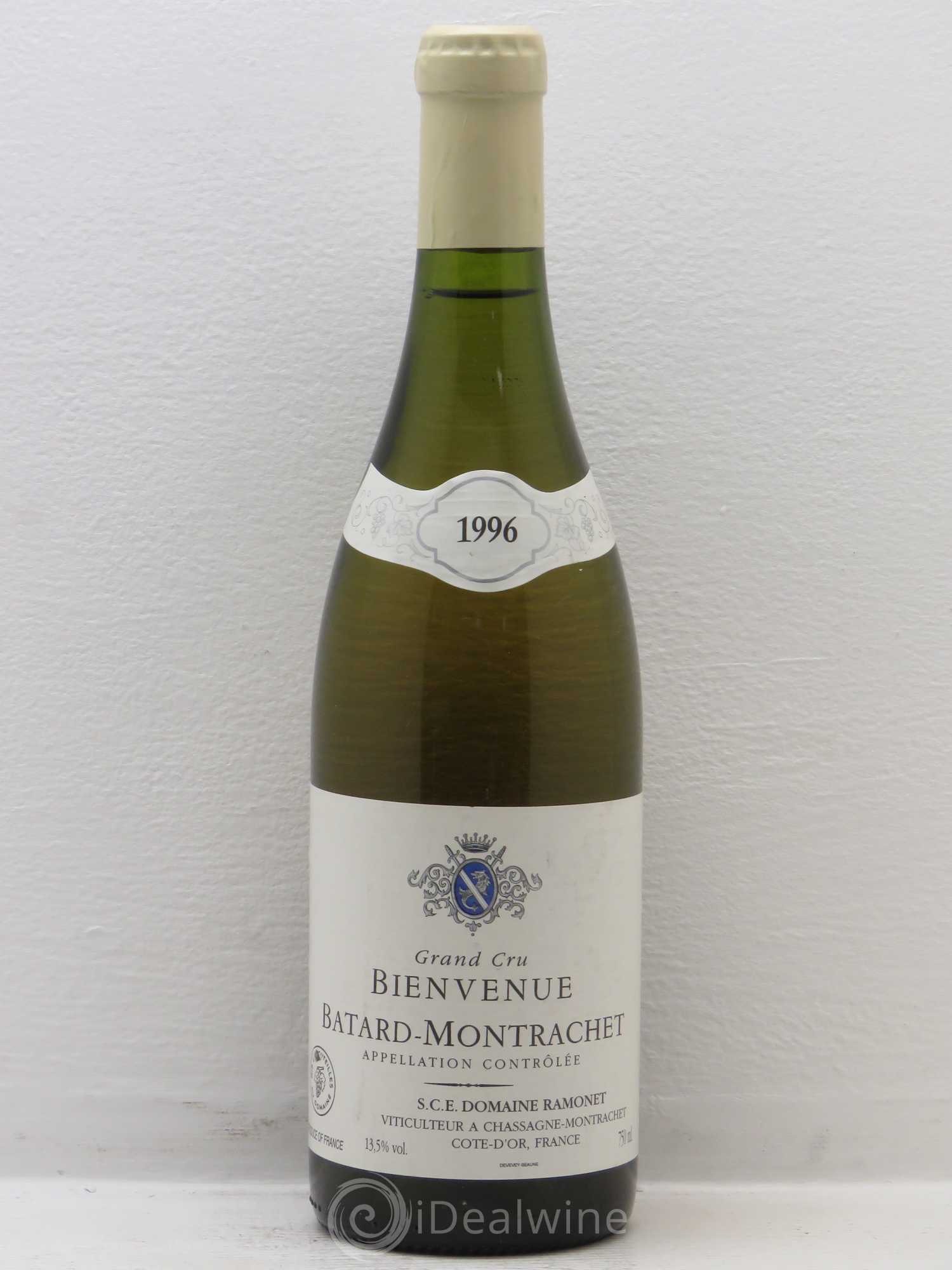 Bienvenues-Bâtard-Montrachet Grand Cru Ramonet (Domaine) 1996 - Lot de 1 bouteille - 0