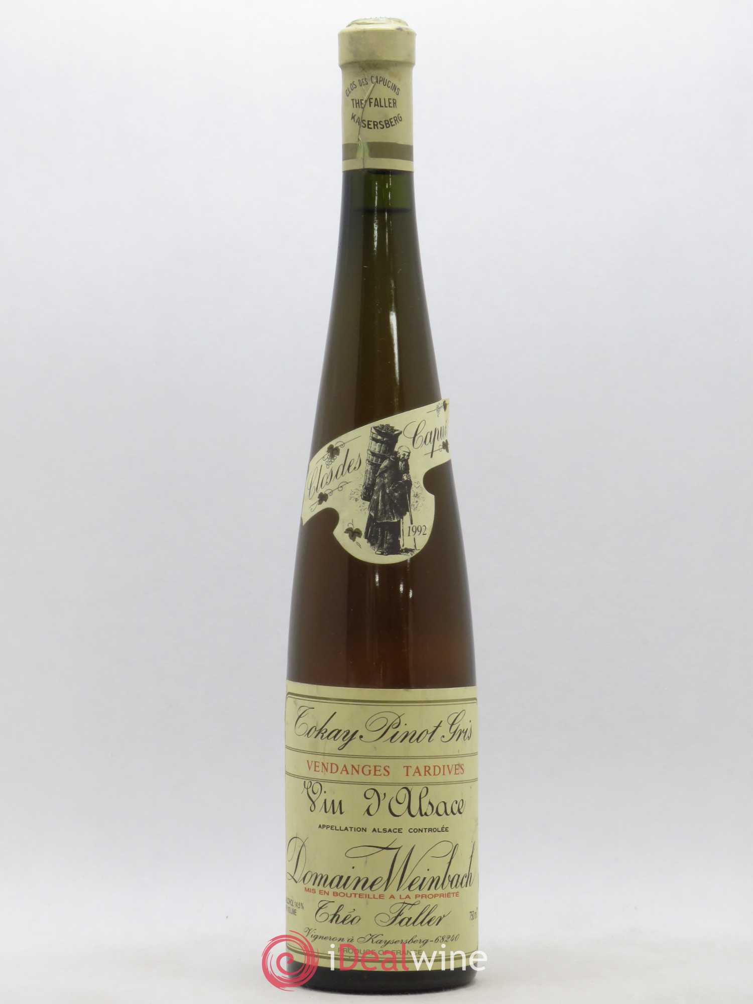 Alsace Pinot Gris (Tokay) Vendanges Tardives Weinbach (Domaine) 1992 - Lotto di 1 bottiglia - 0