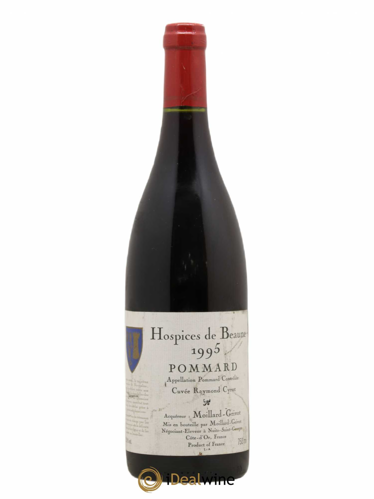 Pommard Hospices de Beaune Cuvée Raymond Cyron Moillard grivot 1995 - Posten von 1 Flasche - 0