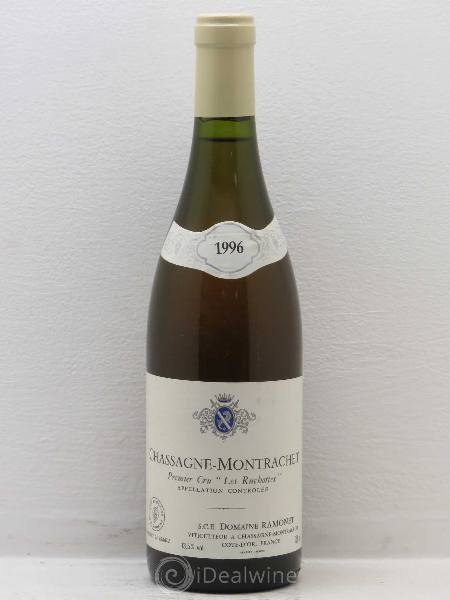 Chassagne-Montrachet 1er Cru Les Ruchottes Ramonet (Domaine) 1996 - Lot de 1 bouteille - 0