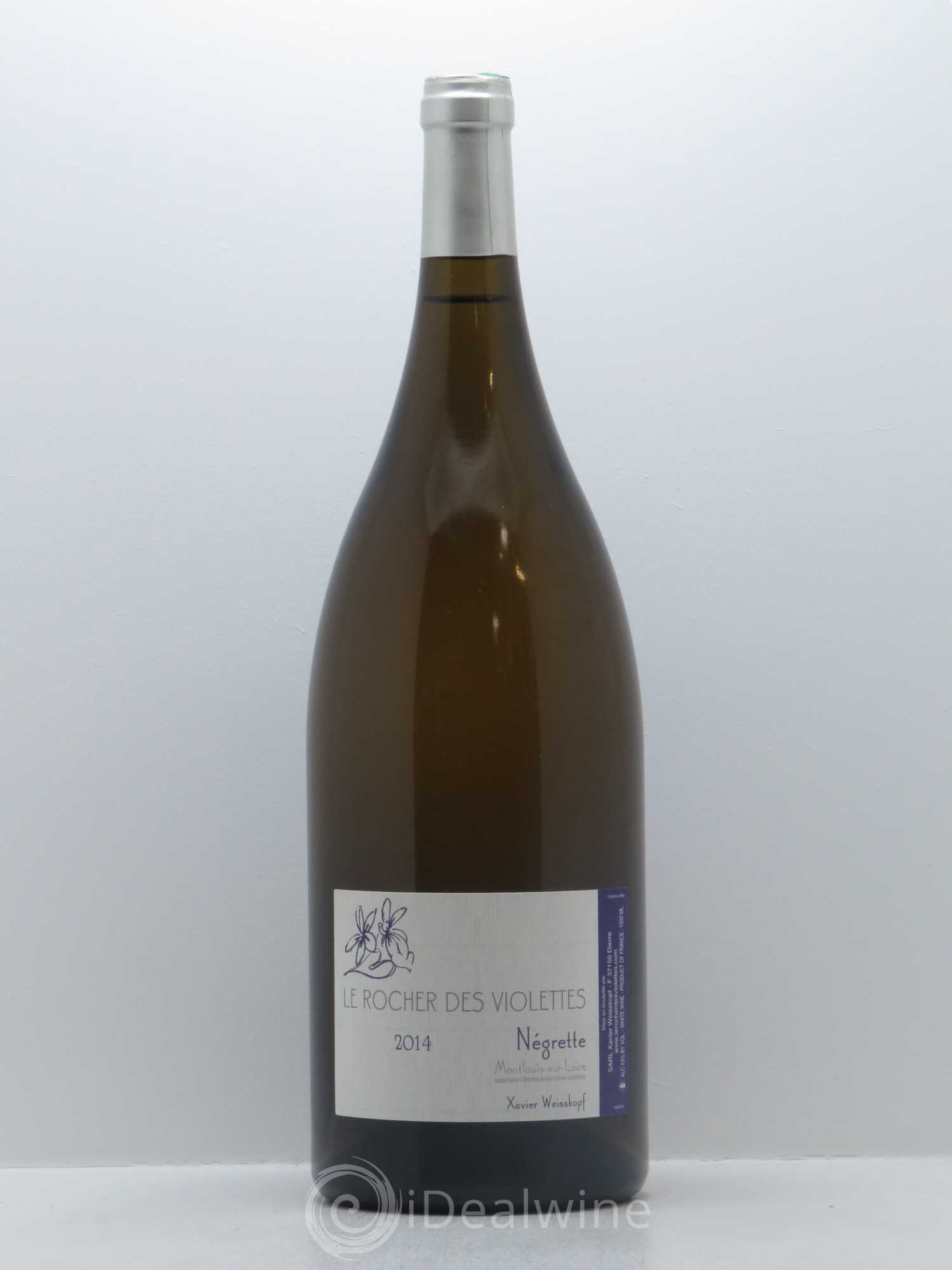 Montlouis-sur-Loire Le Grand Clos (anciennement La Négrette) Le Rocher des Violettes 2014 - Lot de 1 magnum - 0