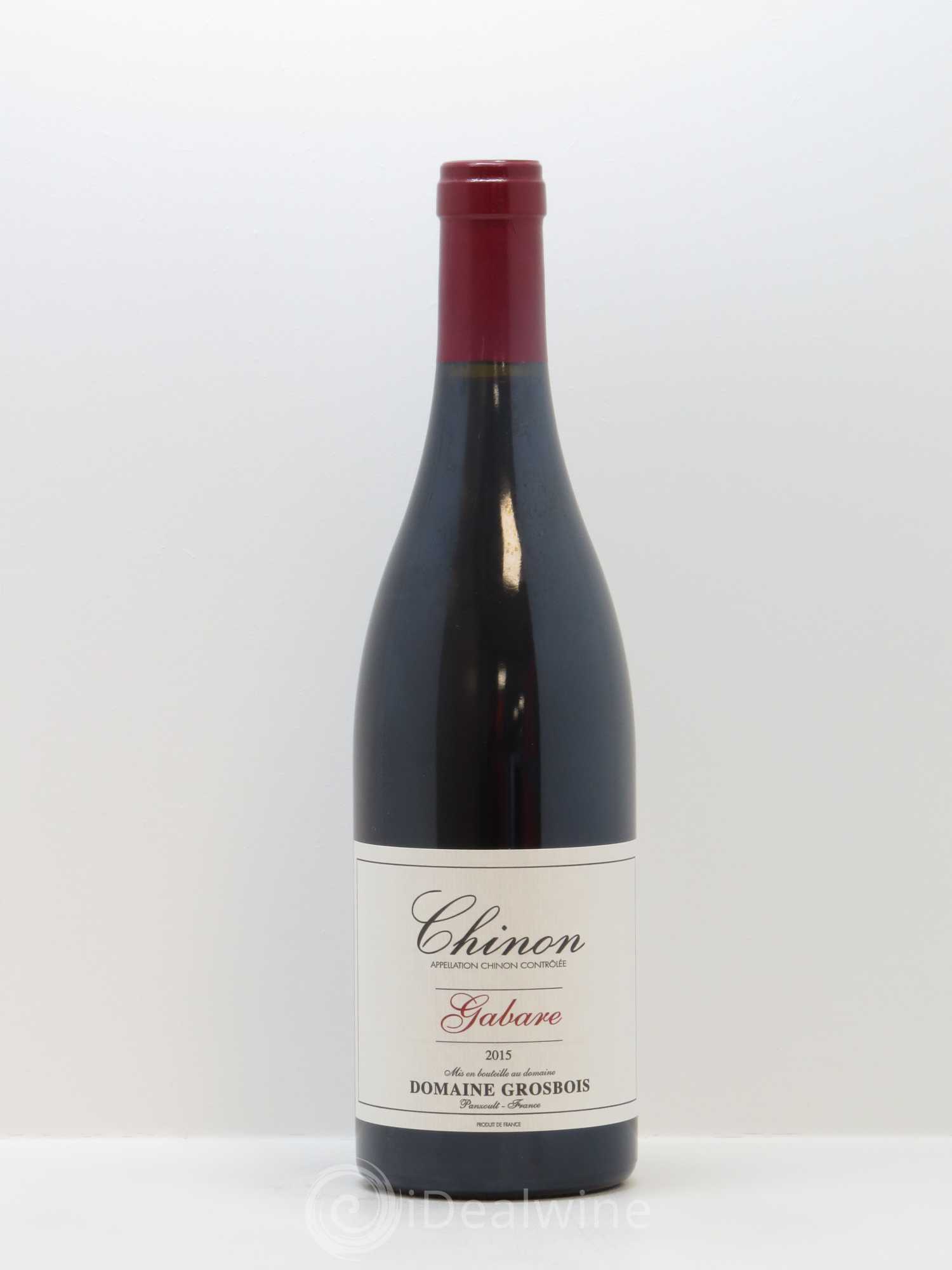 Chinon Gabare Domaine Grosbois 2015 - Lot de 1 bouteille - 0