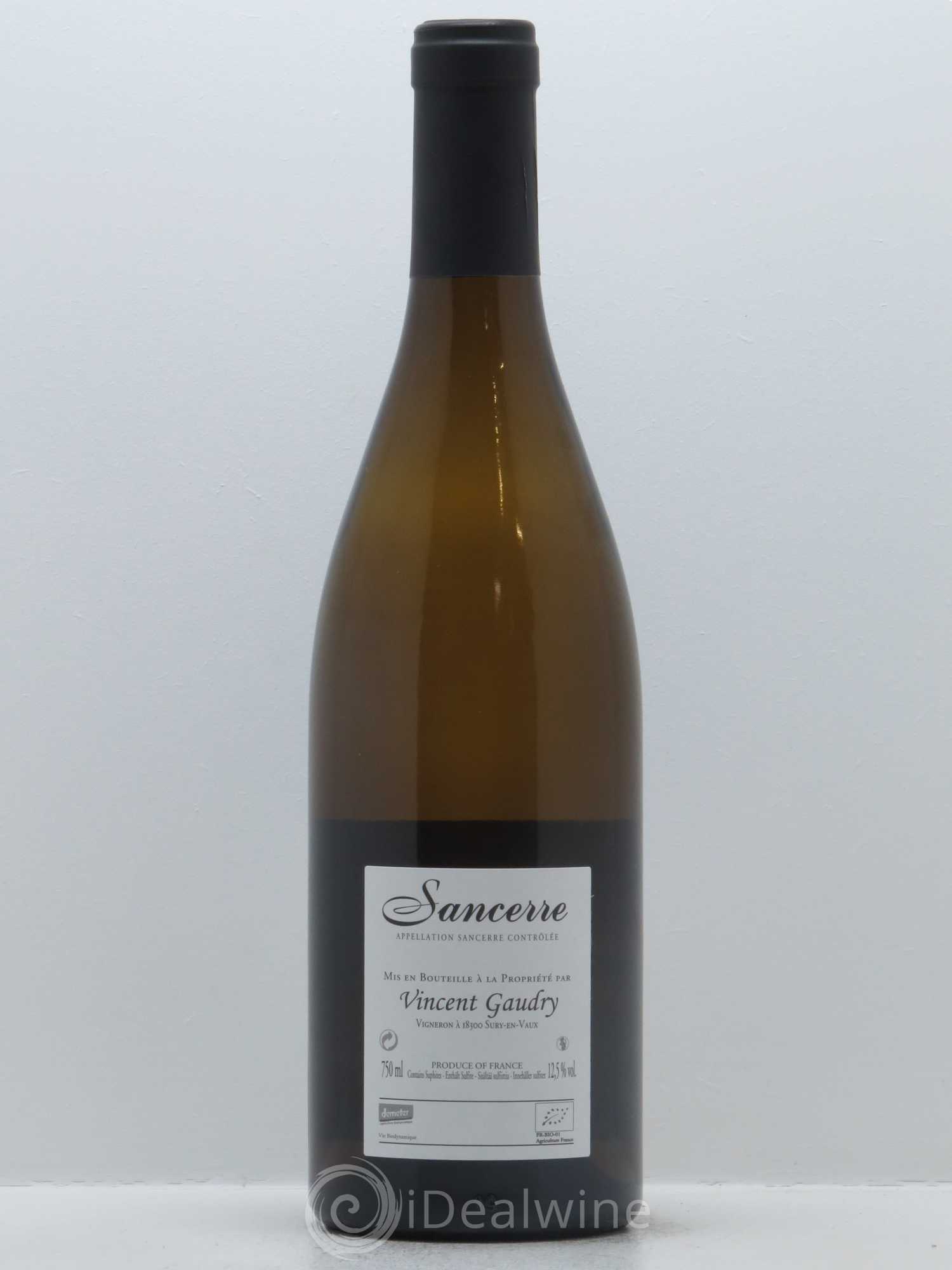 Sancerre Le Tournebride Vincent Gaudry 2015 - Lot de 1 bouteille - 1