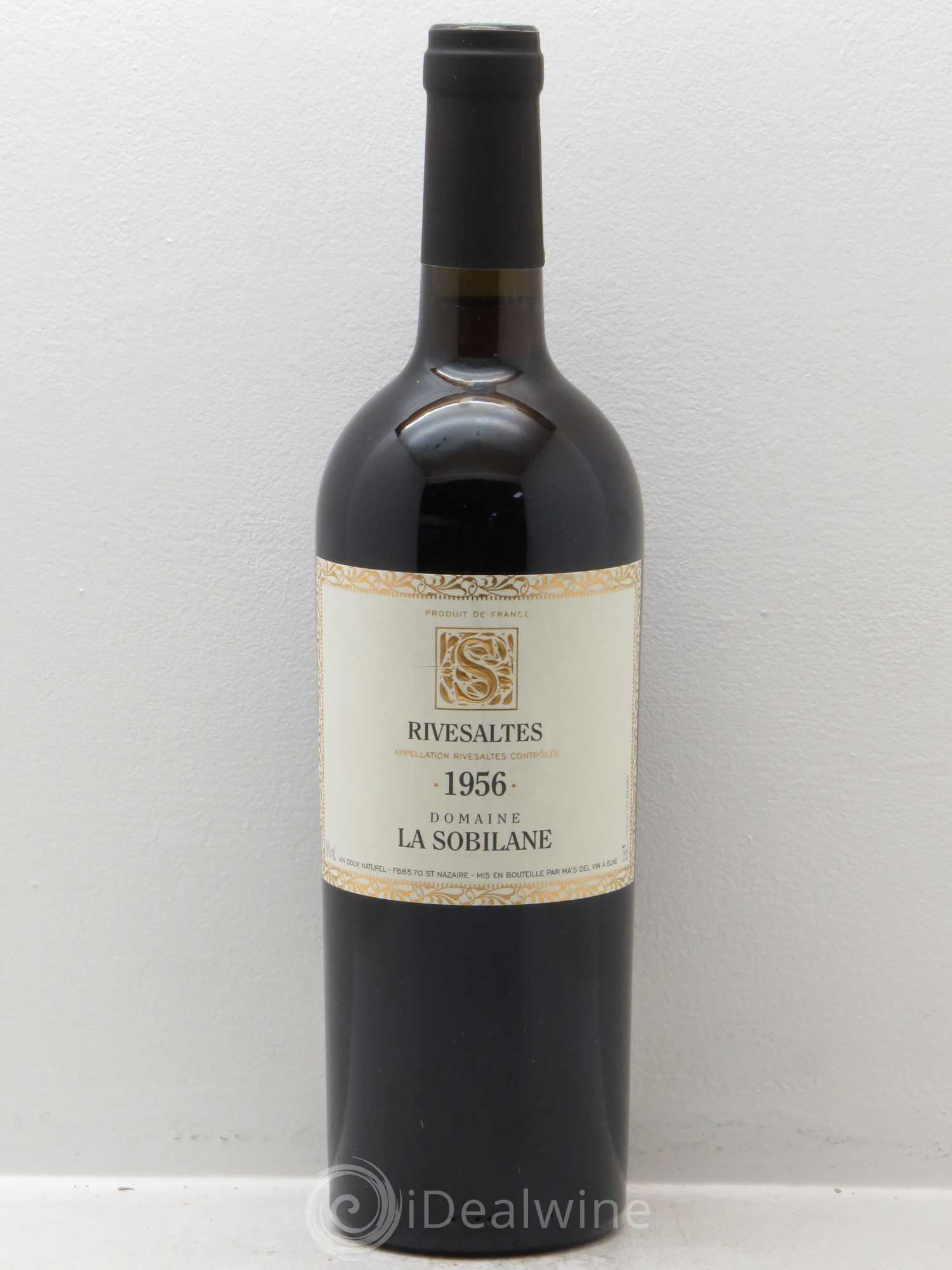 Rivesaltes La Sobilane (Domaine) 1956 - Lot de 1 bouteille - 0