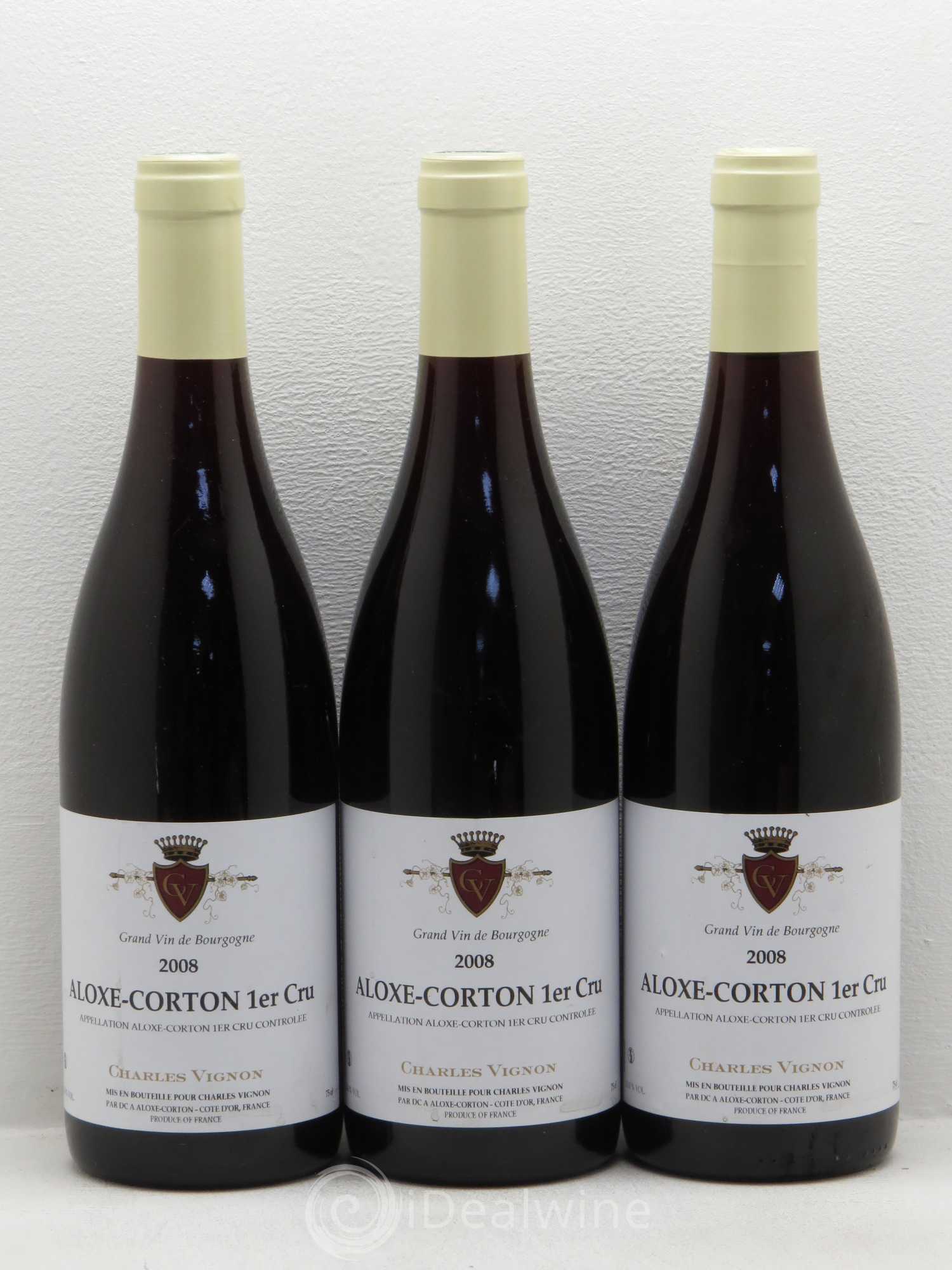 Aloxe-Corton 1er Cru Charles Vignon 2008 - Lot de 6 bouteilles - 2