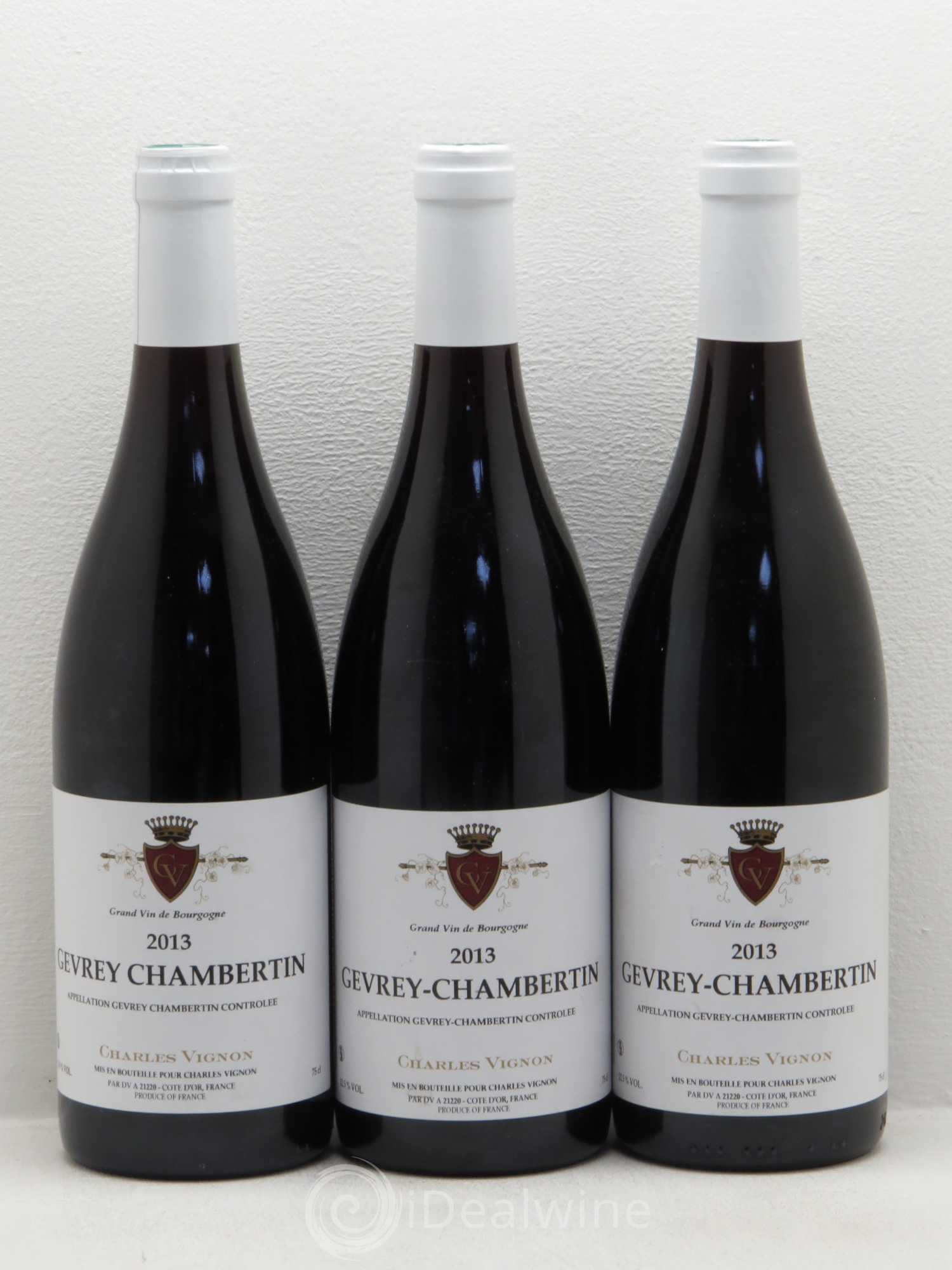 Gevrey-Chambertin Charles Vignon (sans prix de réserve) 2013 - Lot de 6 bouteilles - 2