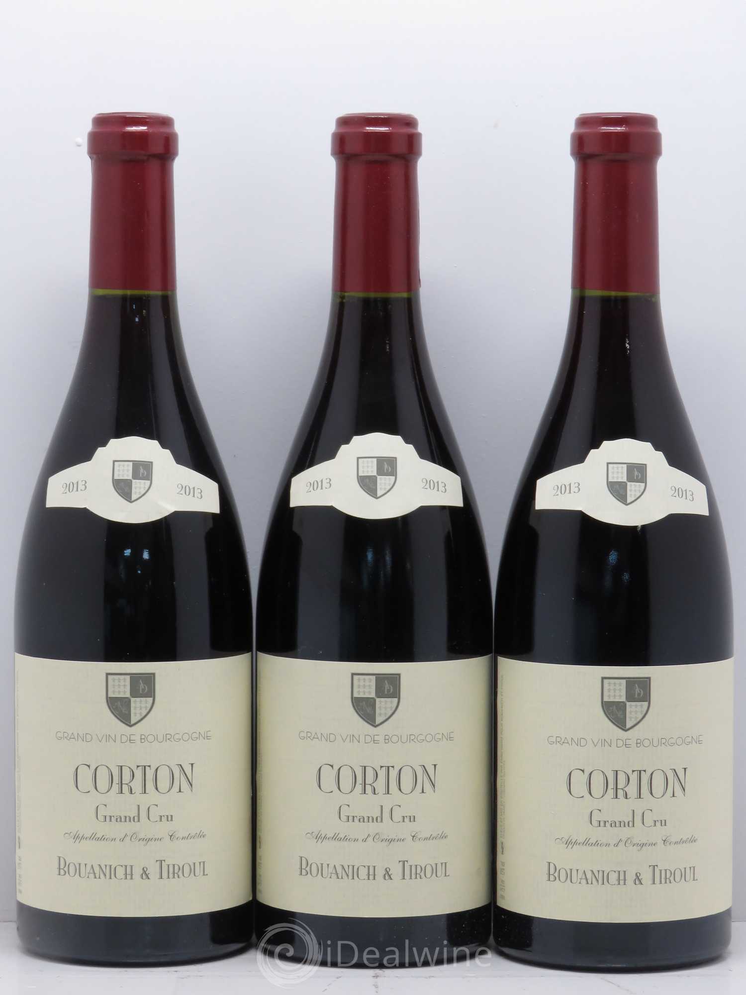 Corton Grand Cru Bouanich & Tiroul 2013 - Posten von 6 Flaschen - 2