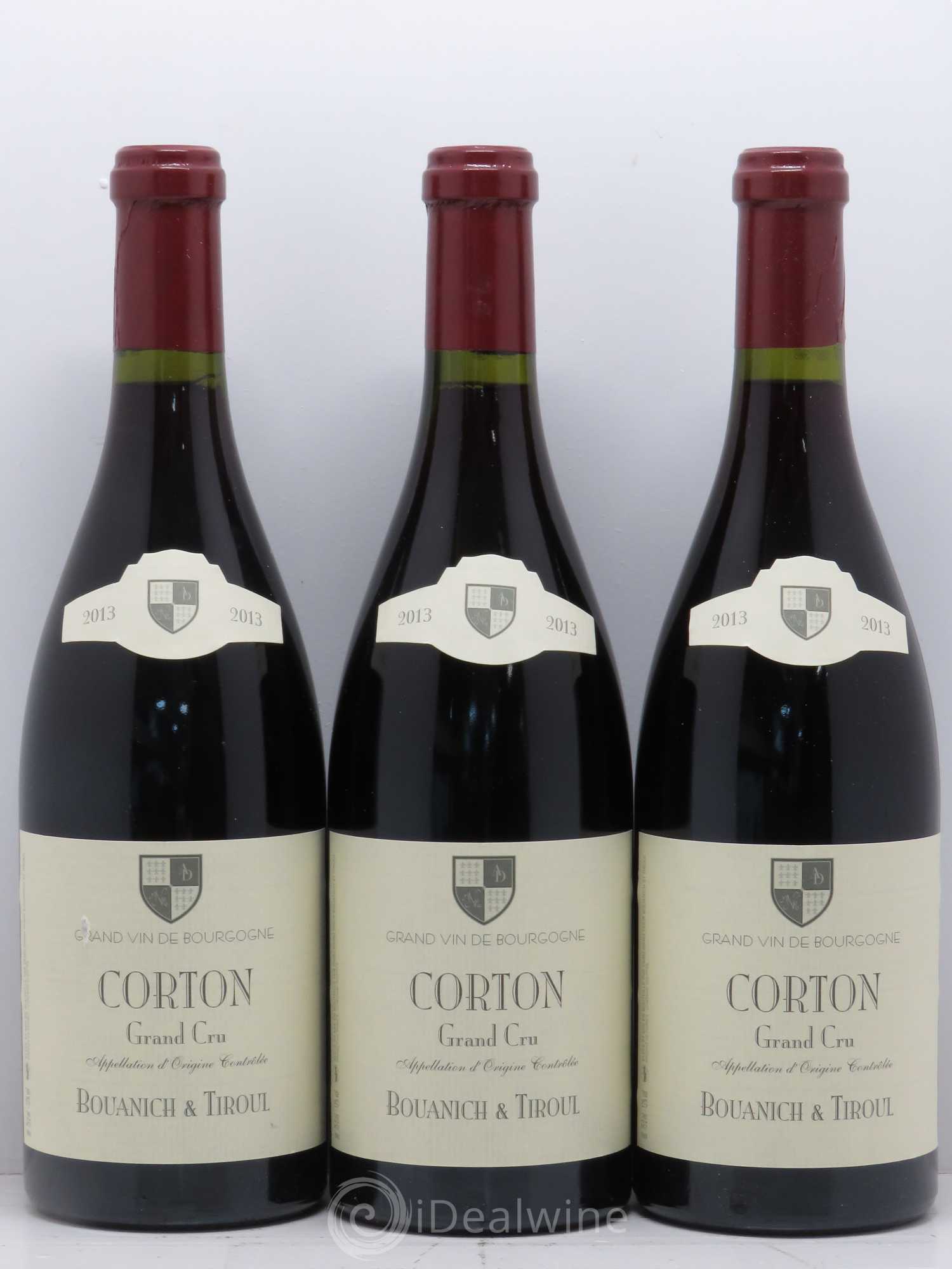 Corton Grand Cru Bouanich & Tiroul 2013 - Posten von 3 Flaschen - 0