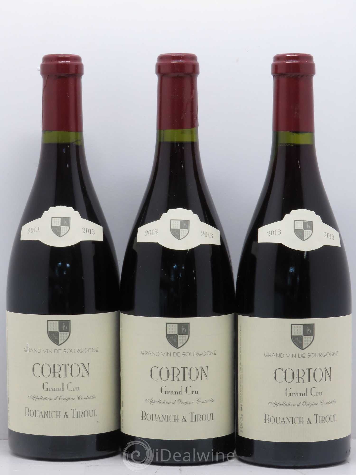 Corton Grand Cru Bouanich & Tiroul 2013 - Posten von 3 Flaschen - 0