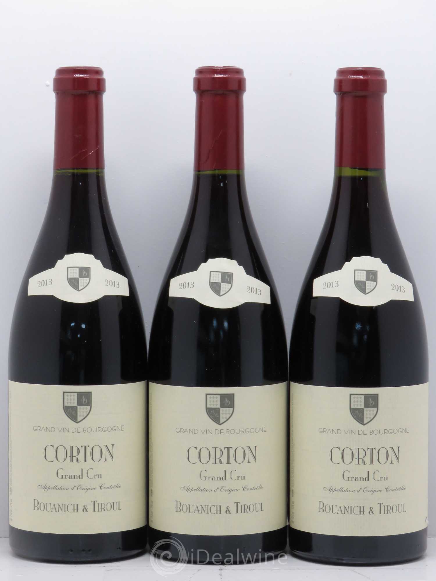 Corton Grand Cru Bouanich & Tiroul 2013 - Posten von 3 Flaschen - 0