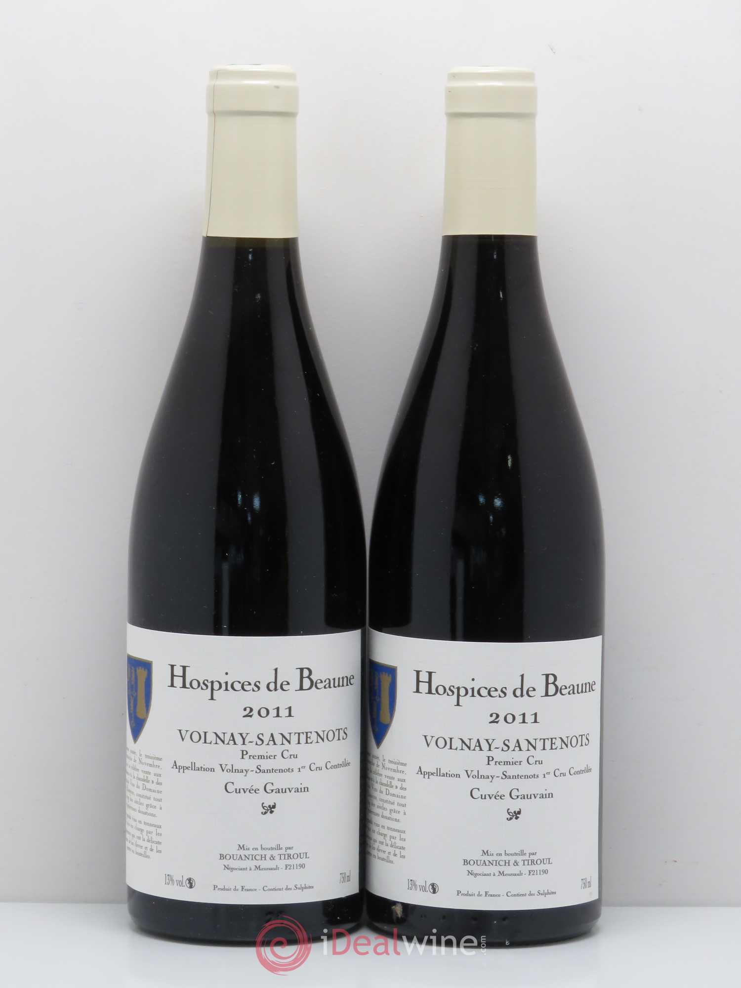 Volnay 1er Cru Santenots Cuvee Gauvain Hospices de Beaune 2011 - Posten von 2 Flaschen - 0