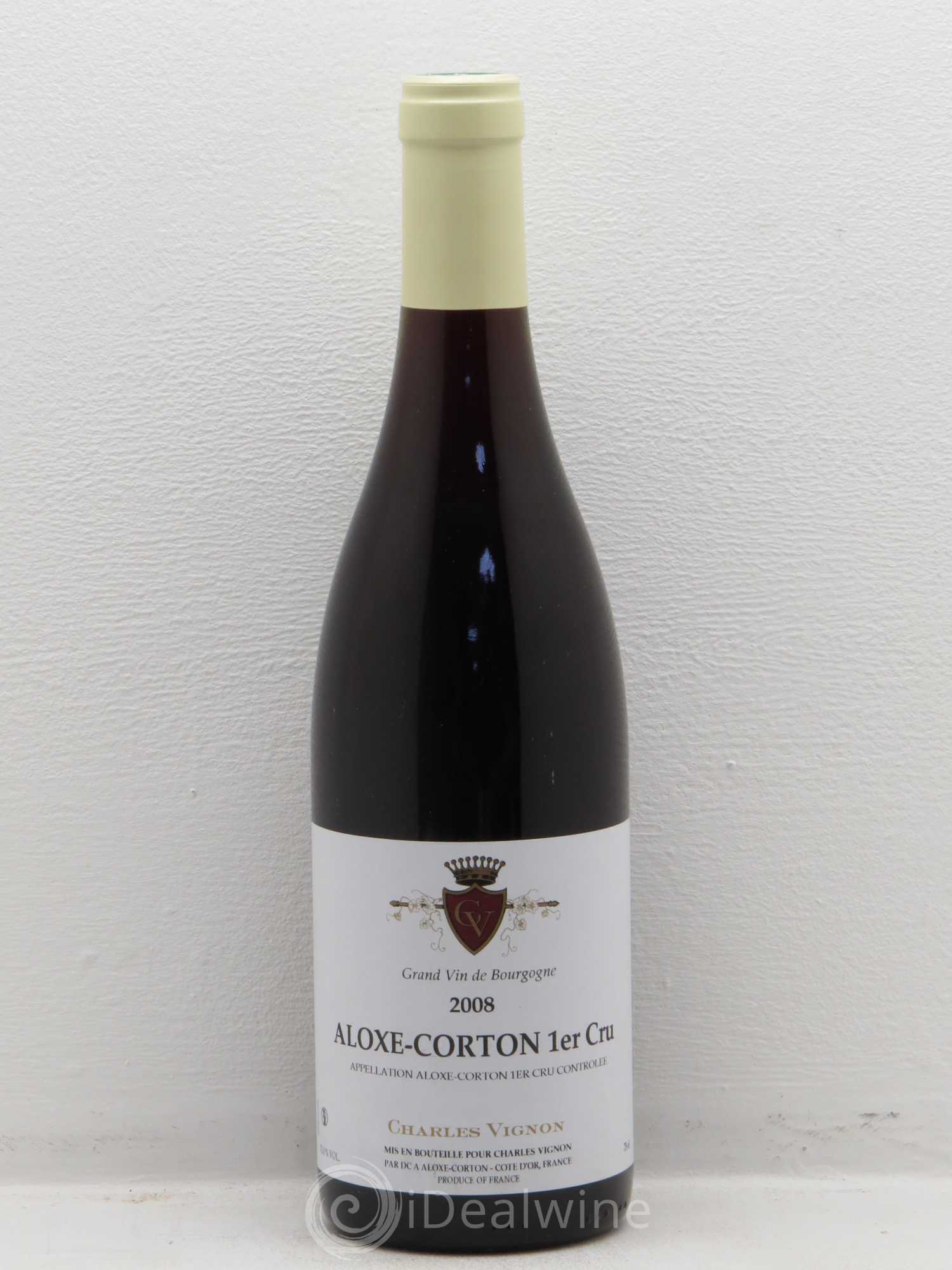 Aloxe-Corton 1er Cru Charles Vignon 2008 - Lot de 1 bouteille - 0