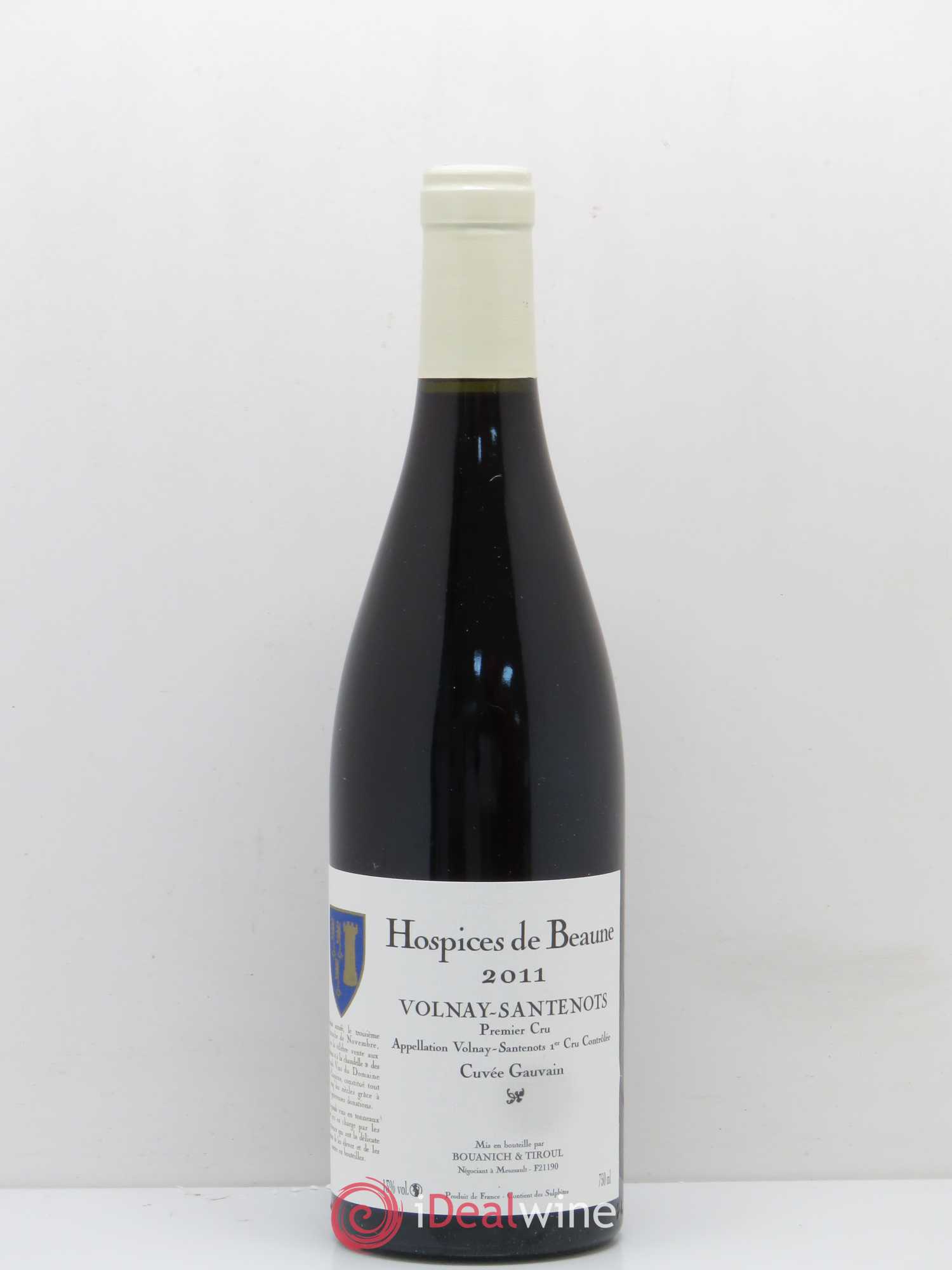 Volnay 1er Cru Santenots Hospices de Beaune Cuvée Gauvain Bouanich et Tiroul 2011 - Posten von 1 Flasche - 0