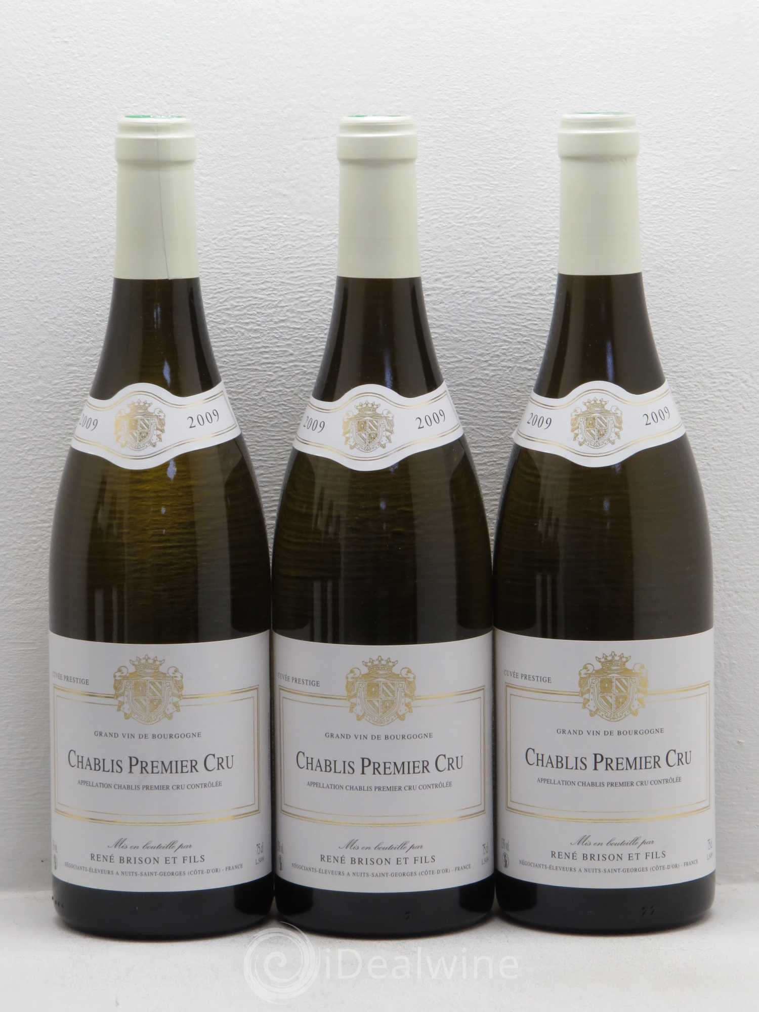 Chablis 1er Cru Rene Brison Et Fils 2009 - Lot de 6 bouteilles - 2