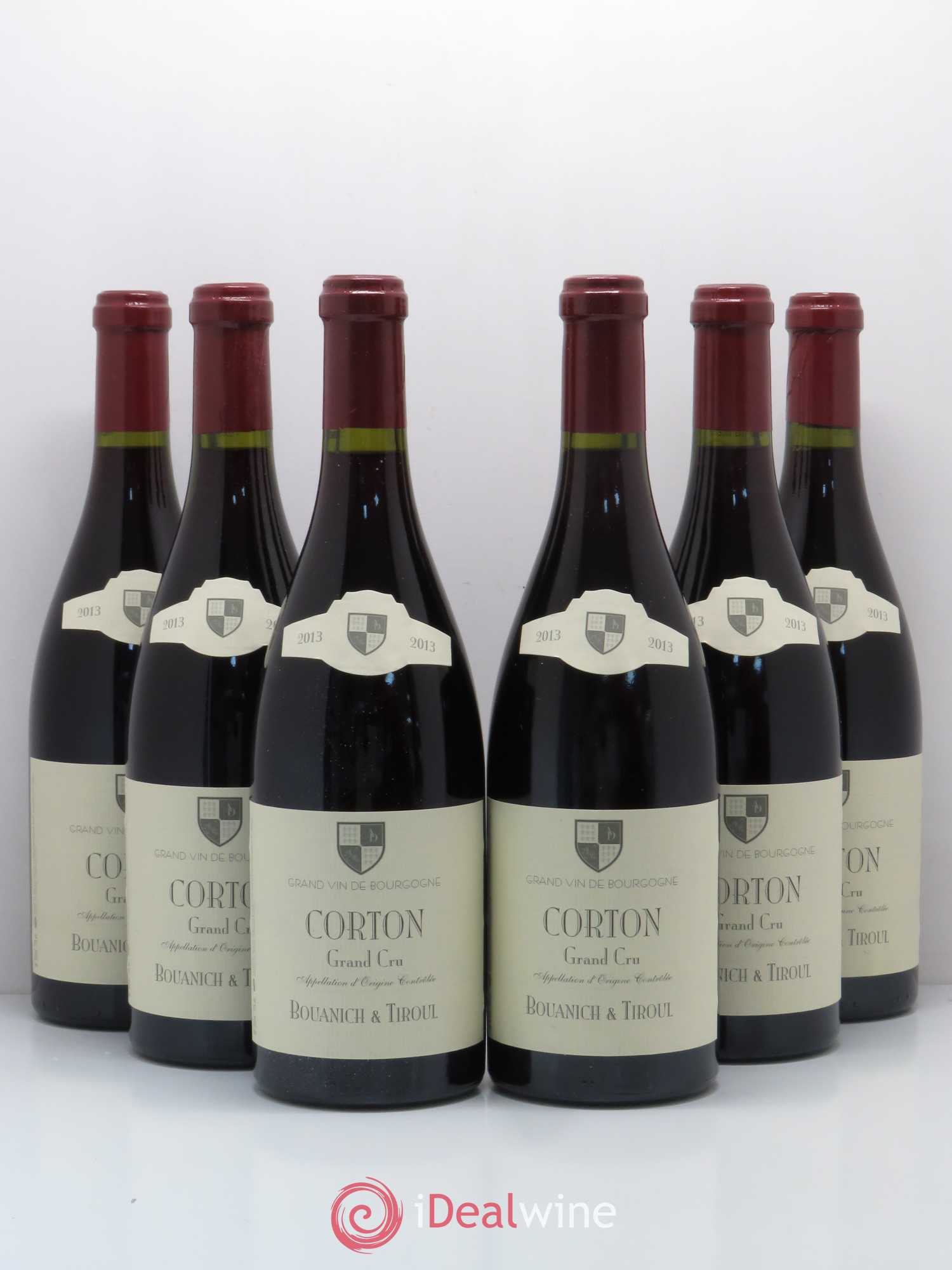 Corton Grand Cru Bouanich et Tiroul 2013 - Posten von 6 Flaschen - 0