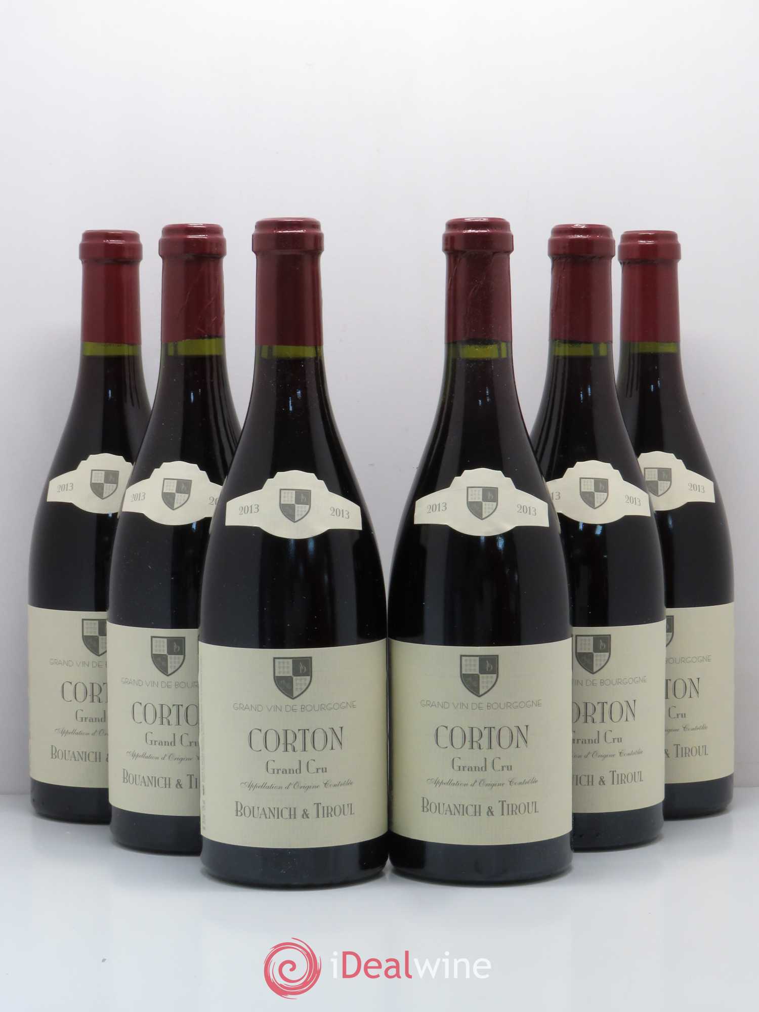Corton Grand Cru Bouanich et Tiroul 2013 - Posten von 6 Flaschen - 0