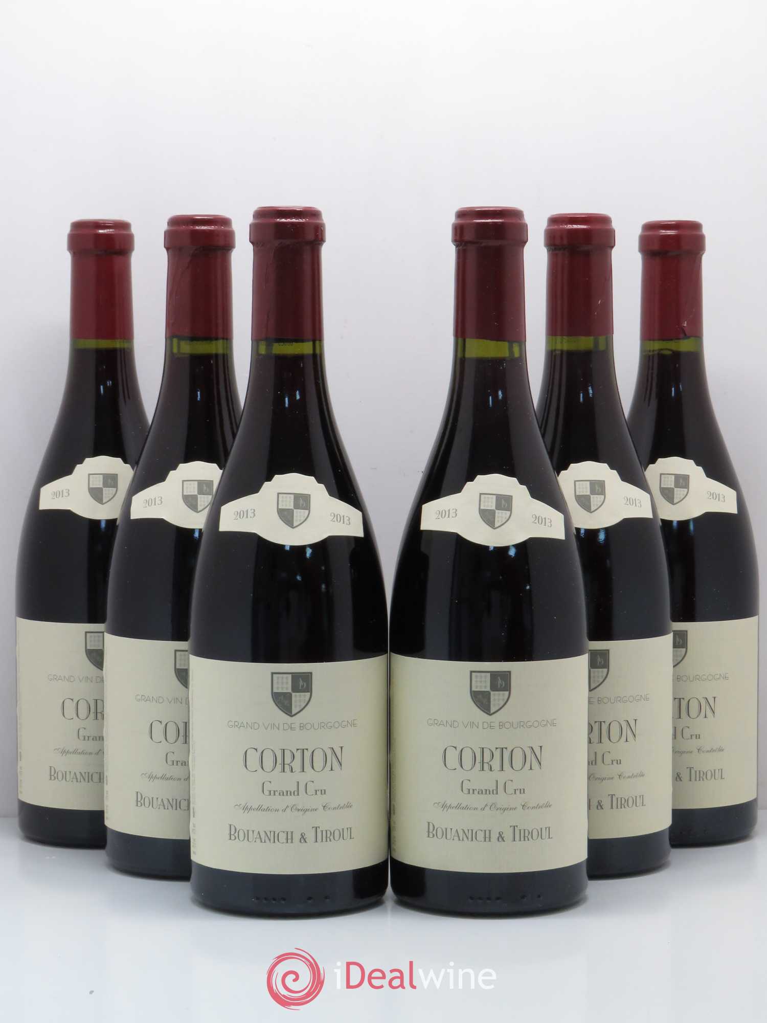 Corton Grand Cru Bouanich et Tiroul 2013 - Posten von 6 Flaschen - 0
