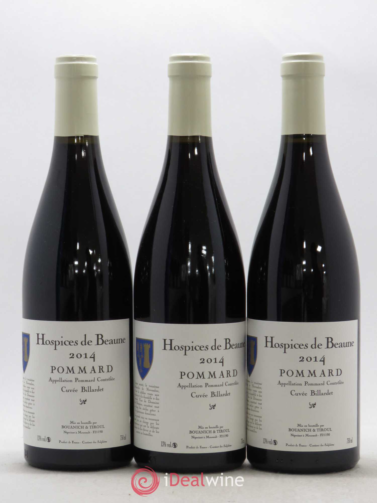 Pommard Cuvée Billardet Hospices de Beaune 2014 - Lot de 3 bouteilles - 0