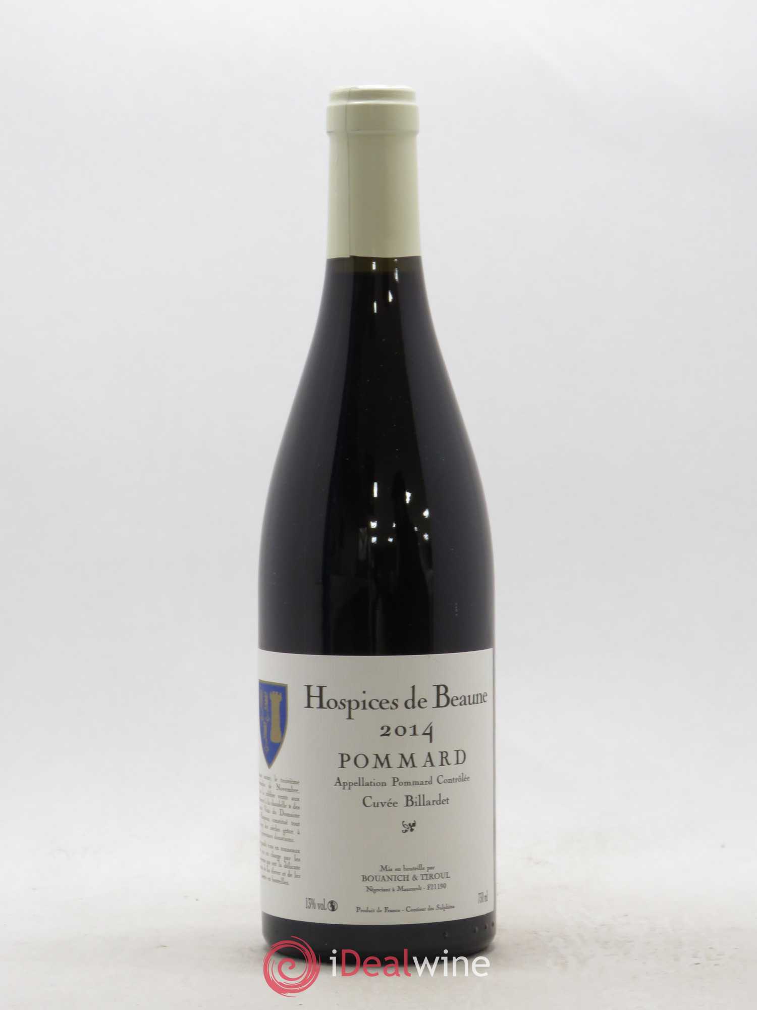 Pommard Cuvée Billardet Hospices de Beaune 2014 - Lot de 1 bouteille - 0