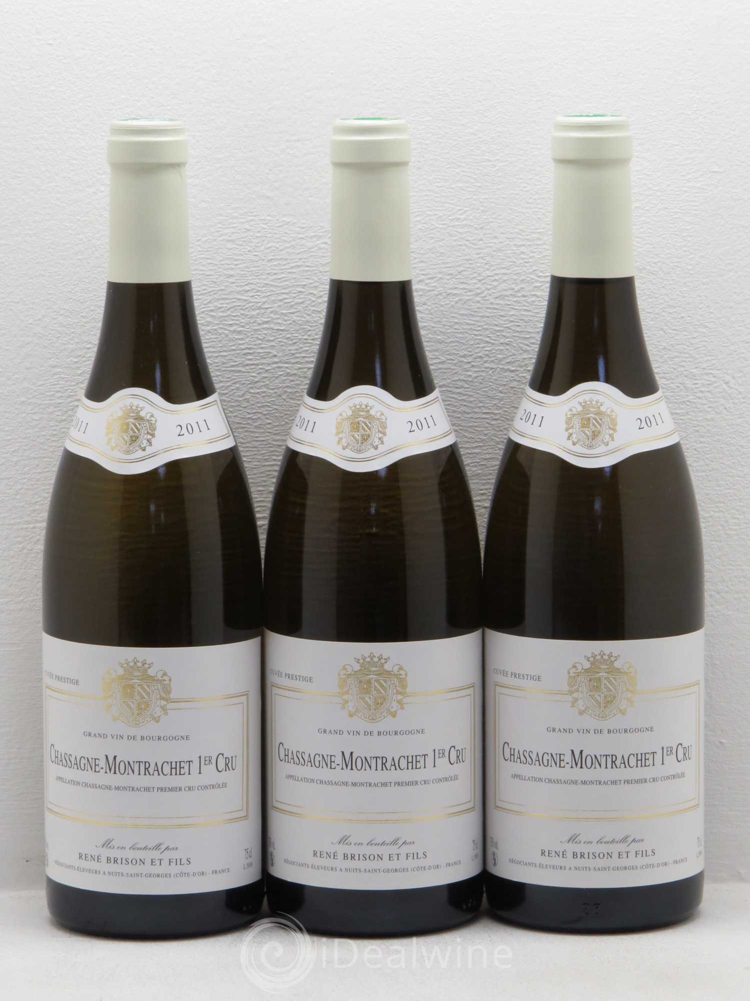 Chassagne-Montrachet 1er Cru Rene Brison Et Fils 2011 - Lot de 6 bouteilles - 2