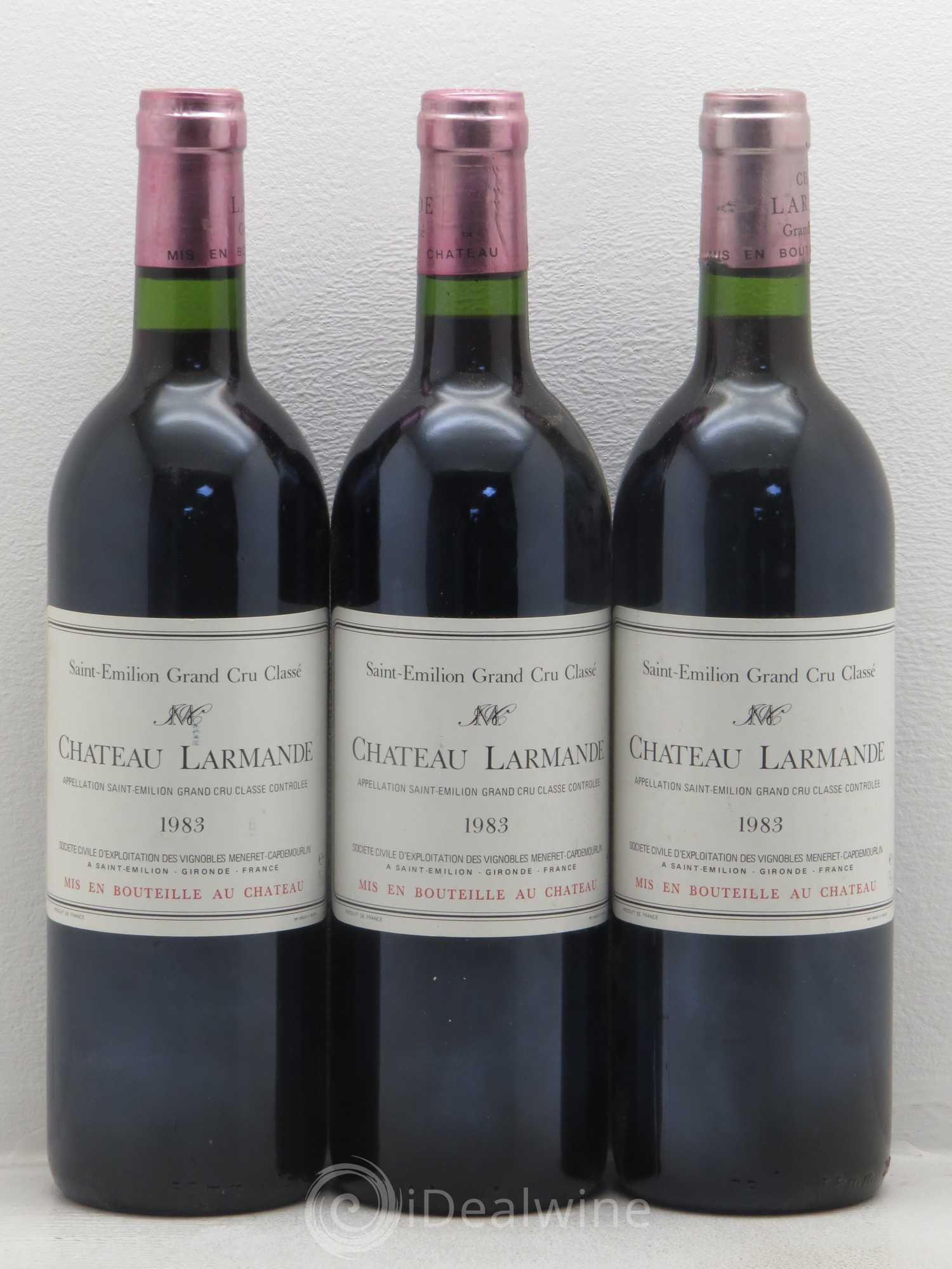 Château Larmande Grand Cru Classé 1983 - Lot de 6 bouteilles - 2