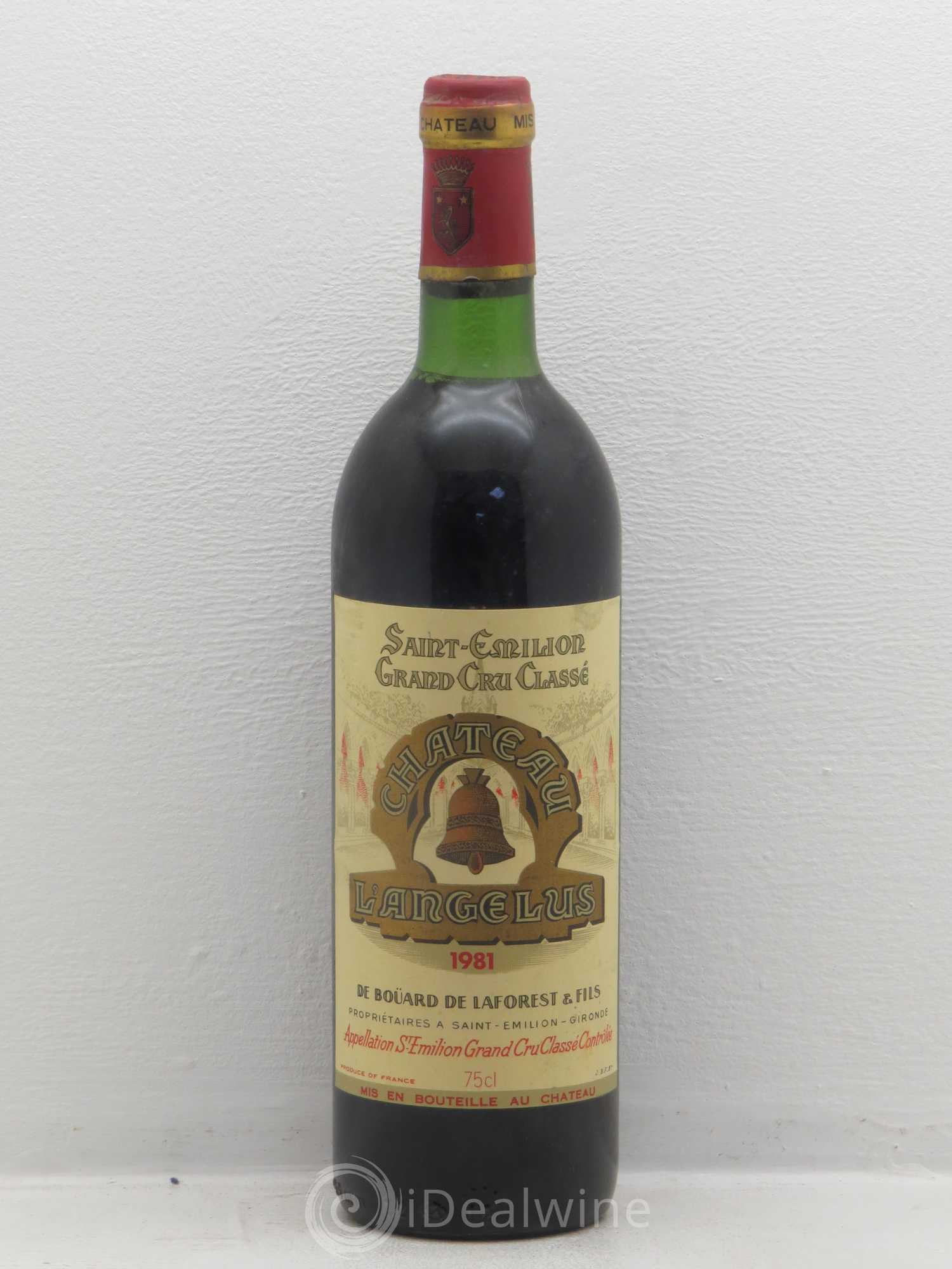Château Angélus 1er Grand Cru Classé A 1981 - Lot de 1 bouteille - 0