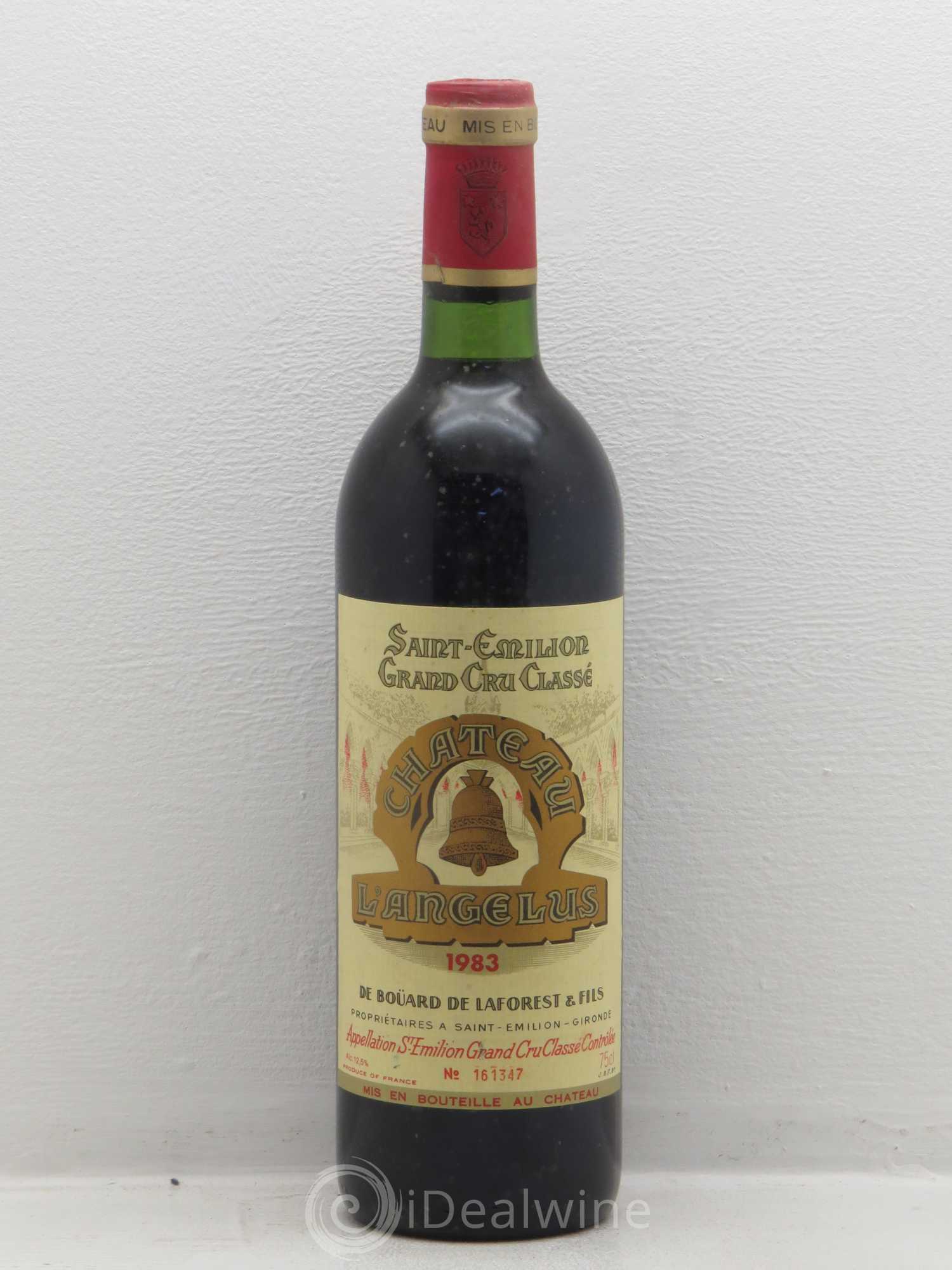 Château Angélus 1er Grand Cru Classé A 1983 - Lot de 1 bouteille - 0