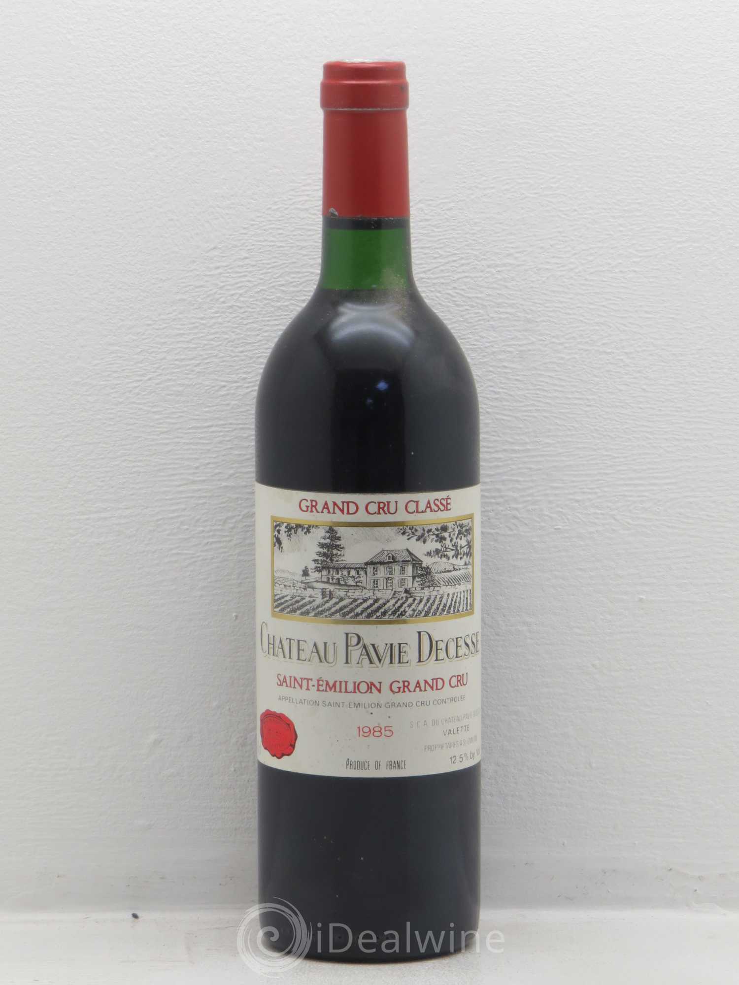 Château Pavie Decesse Grand Cru Classé 1985 - Lot de 1 bouteille - 0