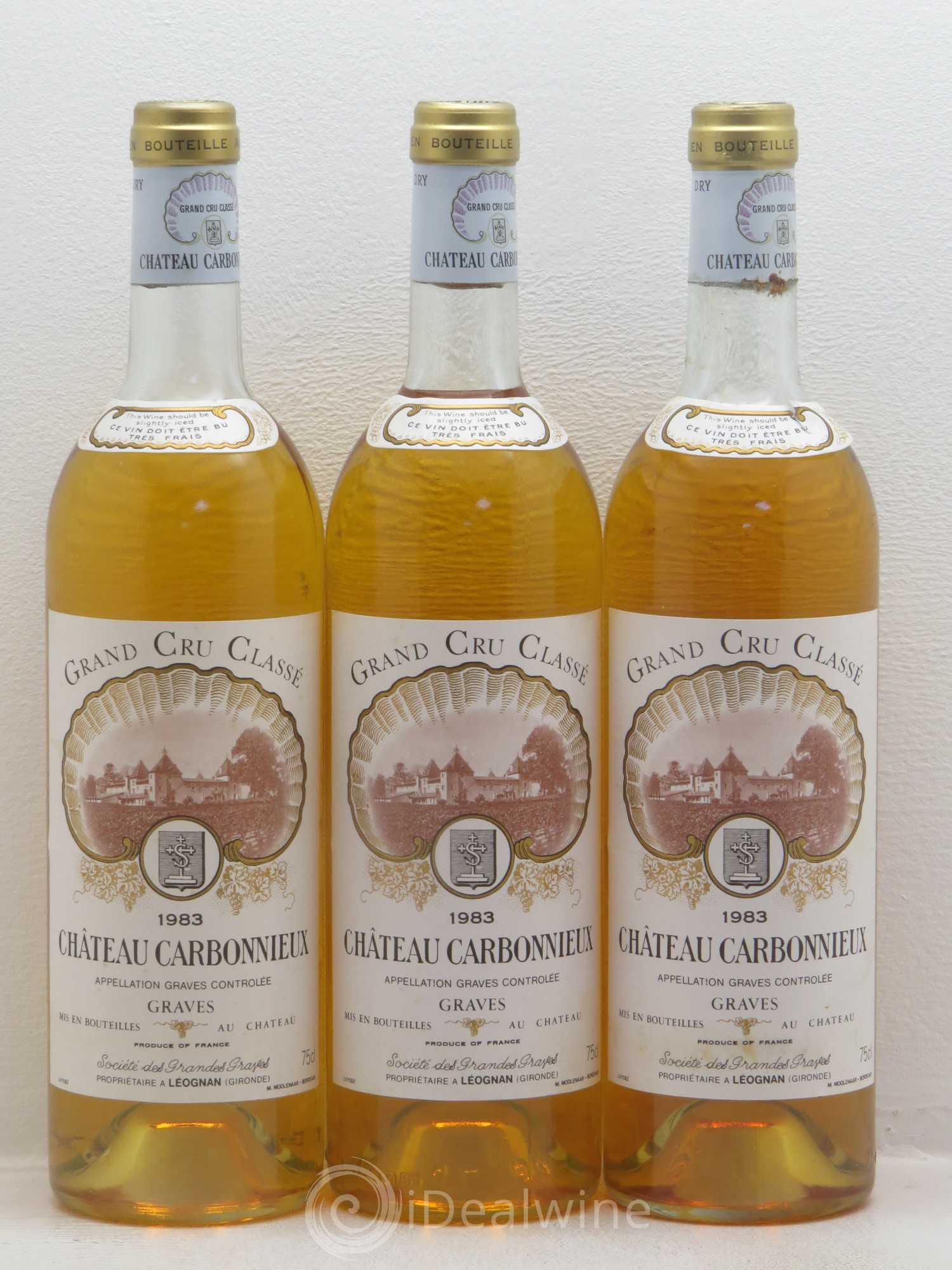Château Carbonnieux Cru Classé de Graves 1983 - Lot de 6 bouteilles - 2