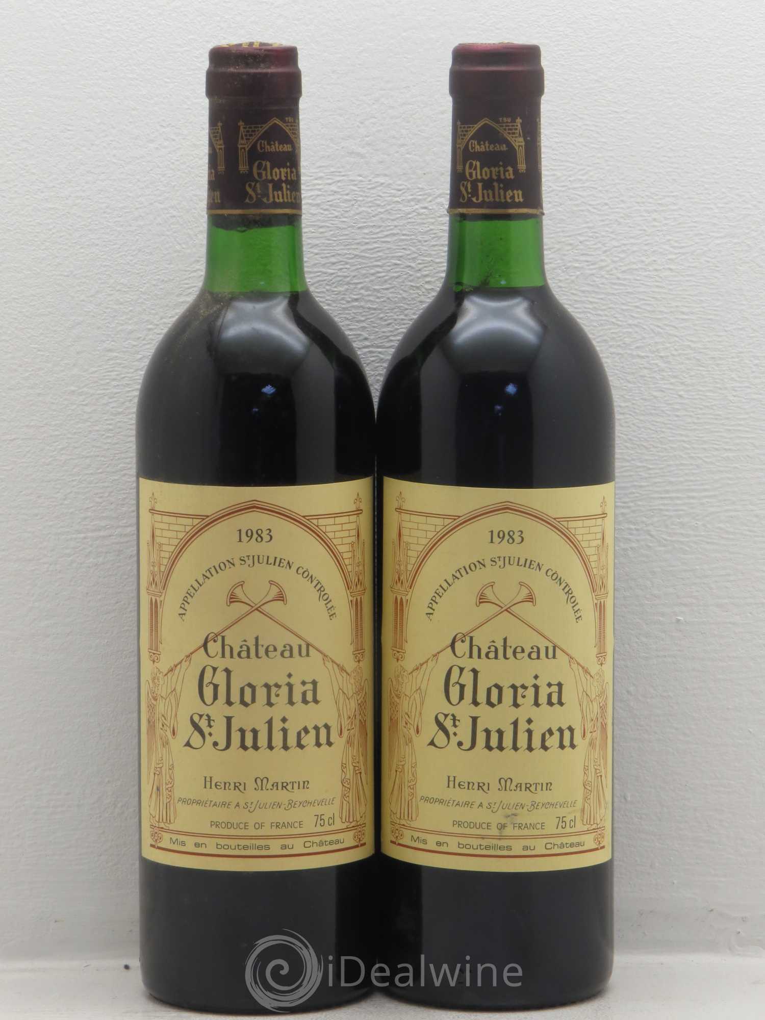 Château Gloria 1983 - Lot de 2 bouteilles - 0