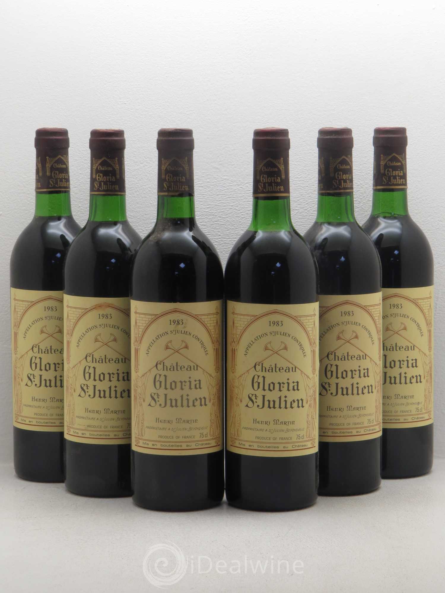 Château Gloria 1983 - Lot de 6 bouteilles - 0