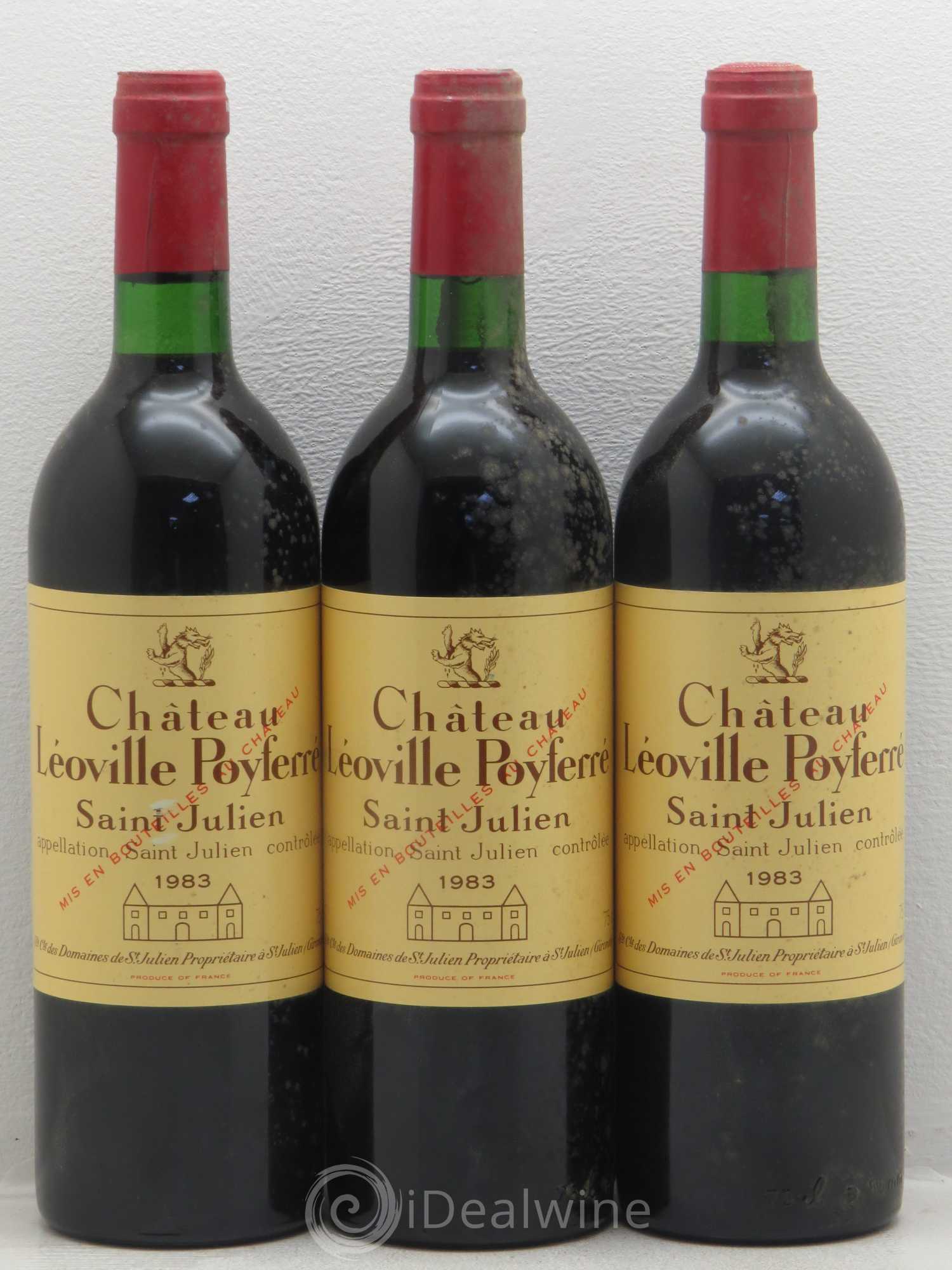 Château Léoville Poyferré 2ème Grand Cru Classé 1983 - Lot de 6 bouteilles - 2